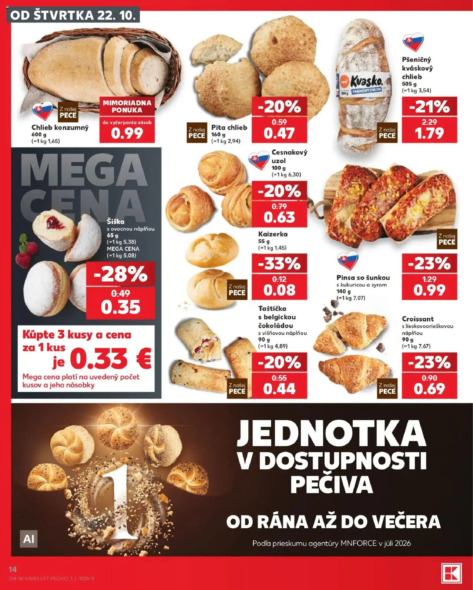 Nové Kaufland akcie – leták je platný od 22.10.2026 | Strana: 14