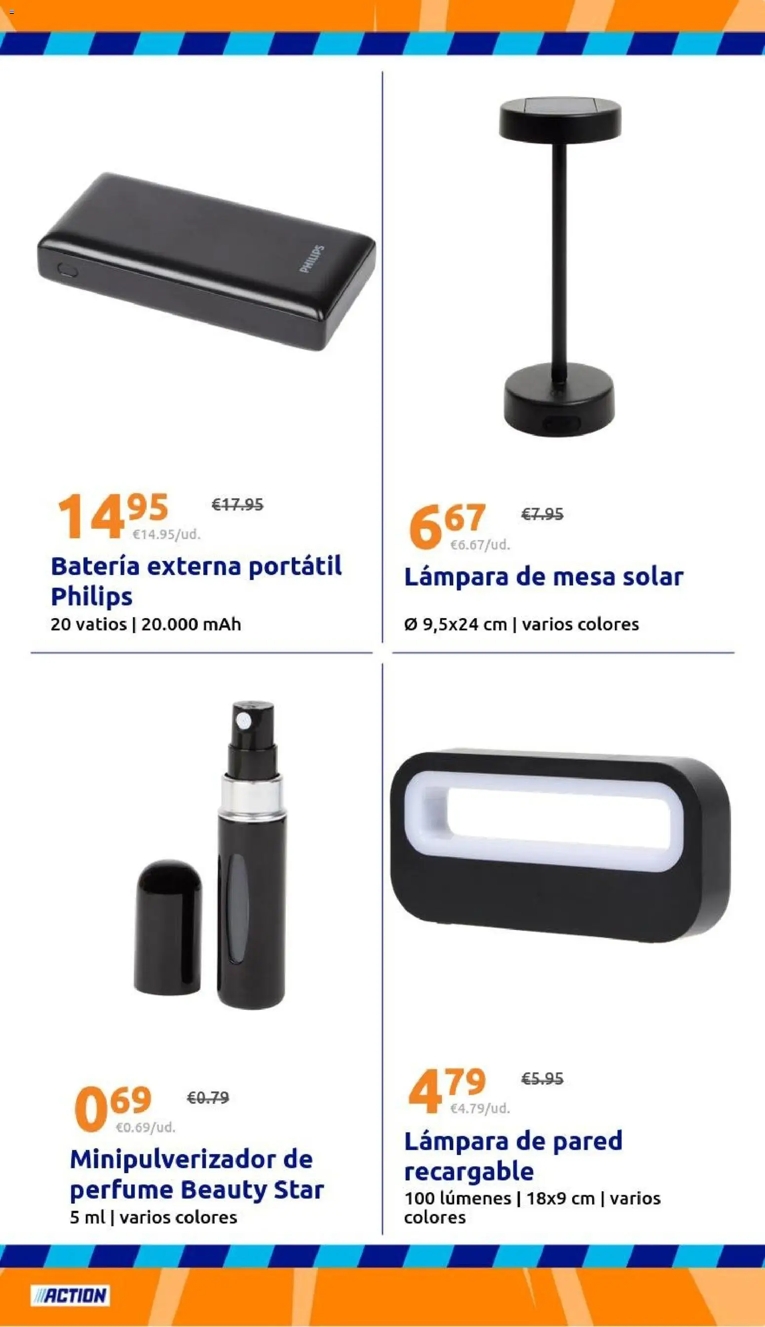Action folleto │ válido desde el 20.05.2026 | Página: 25 | Productos: Lámpara de pared, Mesa, Batería, Lámpara