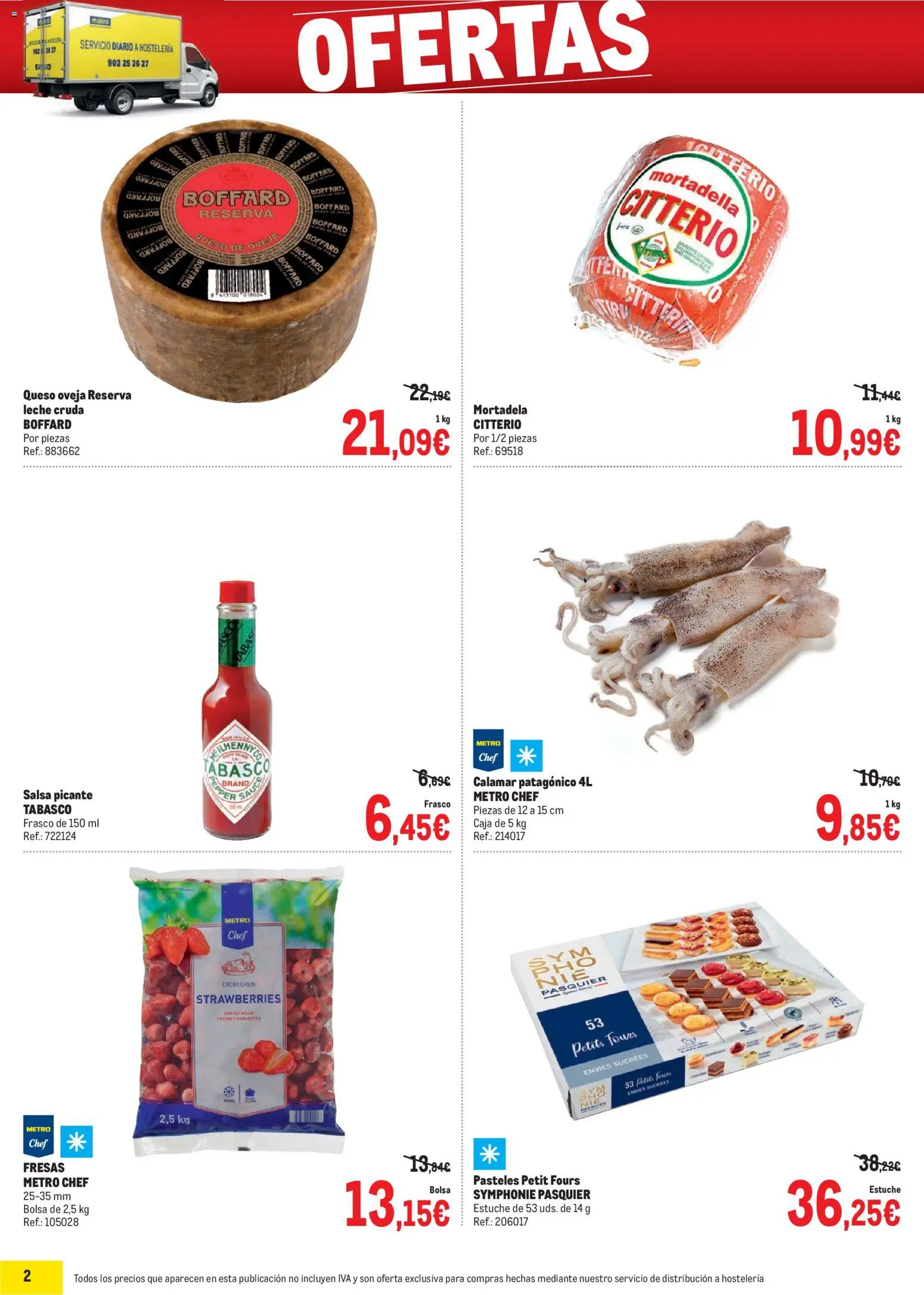 Makro Ofertas Norte 1 │ válido desde el 18.05.2026 | Página: 2 | Productos: Queso de oveja, Queso, Bolsa, Mortadela