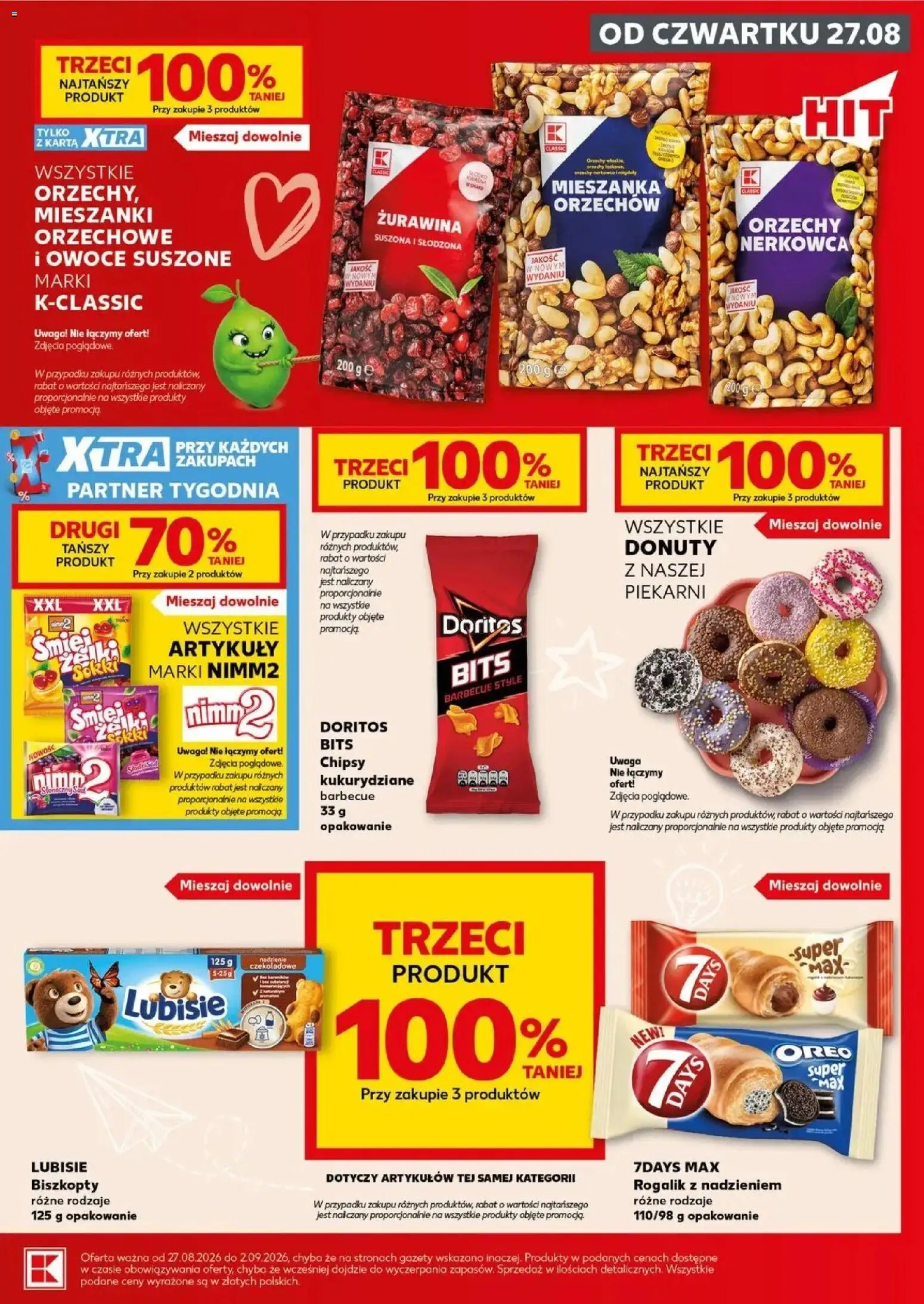 Kaufland gazetka - Super Weekend od 29.08.2026 - od jutra PDF | Strona: 11 | Produkty: Karta, Chipsy, Orzechy nerkowca, Orzechy