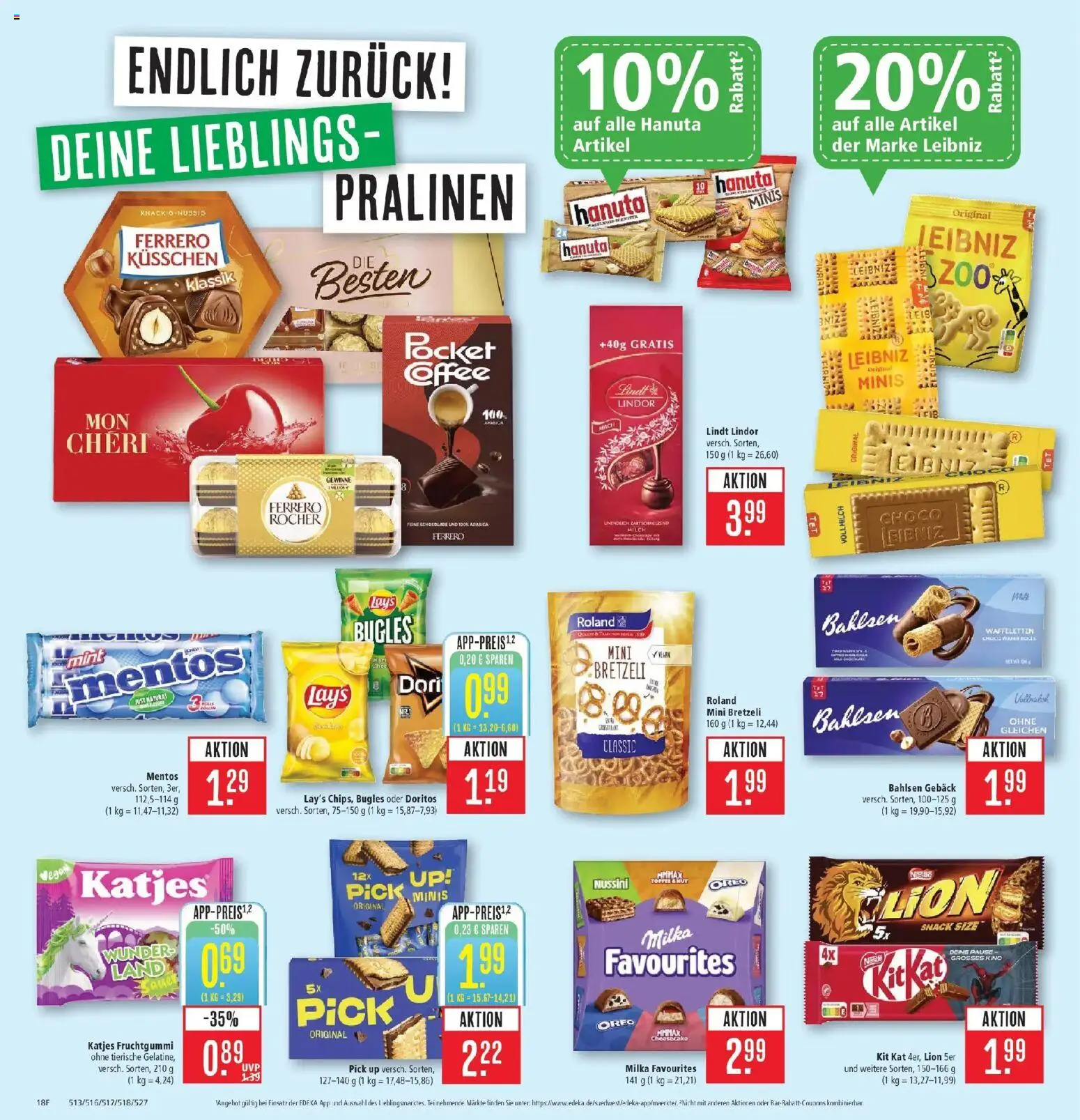 Marktkauf Prospekt Kirchheim (ab 07.09.2026) » Angebote online | Seite: 22 | Produkte: Katjes, Milka, Lindor, Lindt