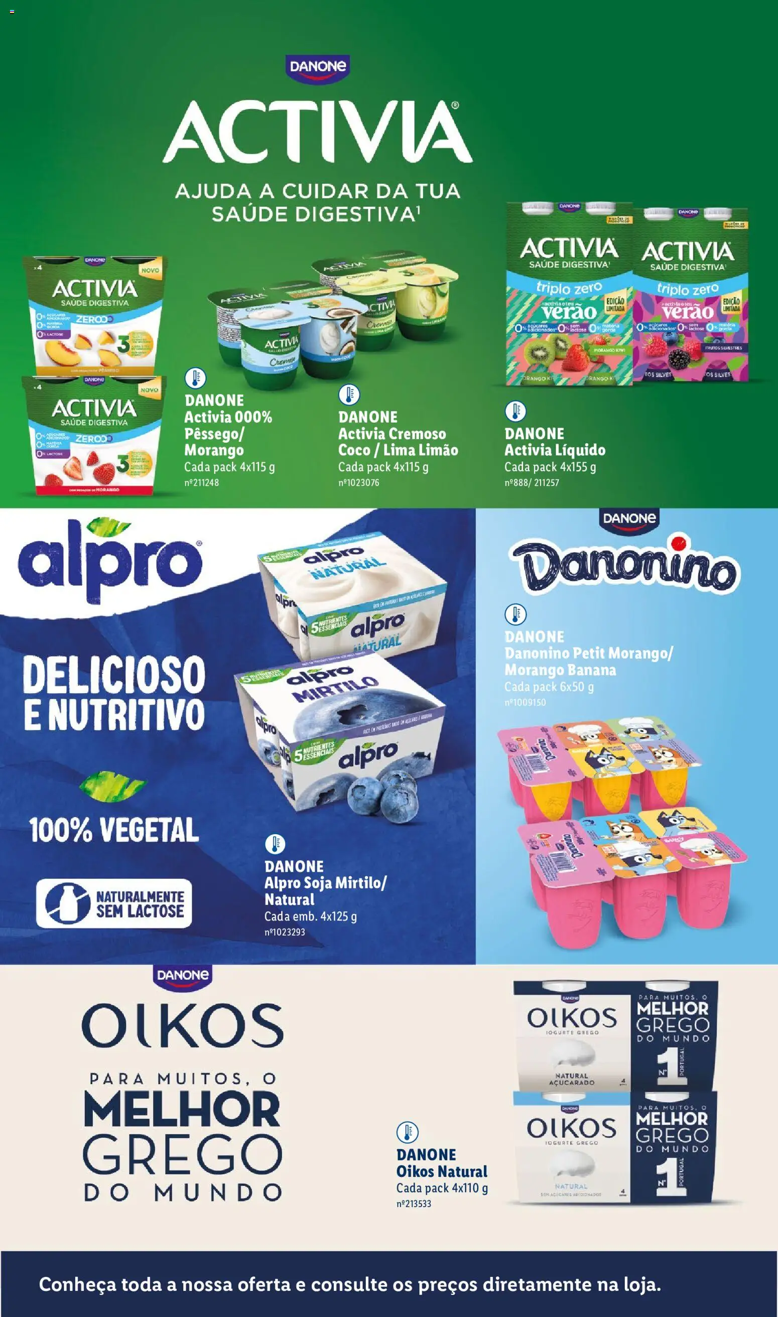 Lidl folheto │ válido de 24/08/2026 | Página: 9 | Produtos: Soja, Activia triplo zero, Lima, Kiwi