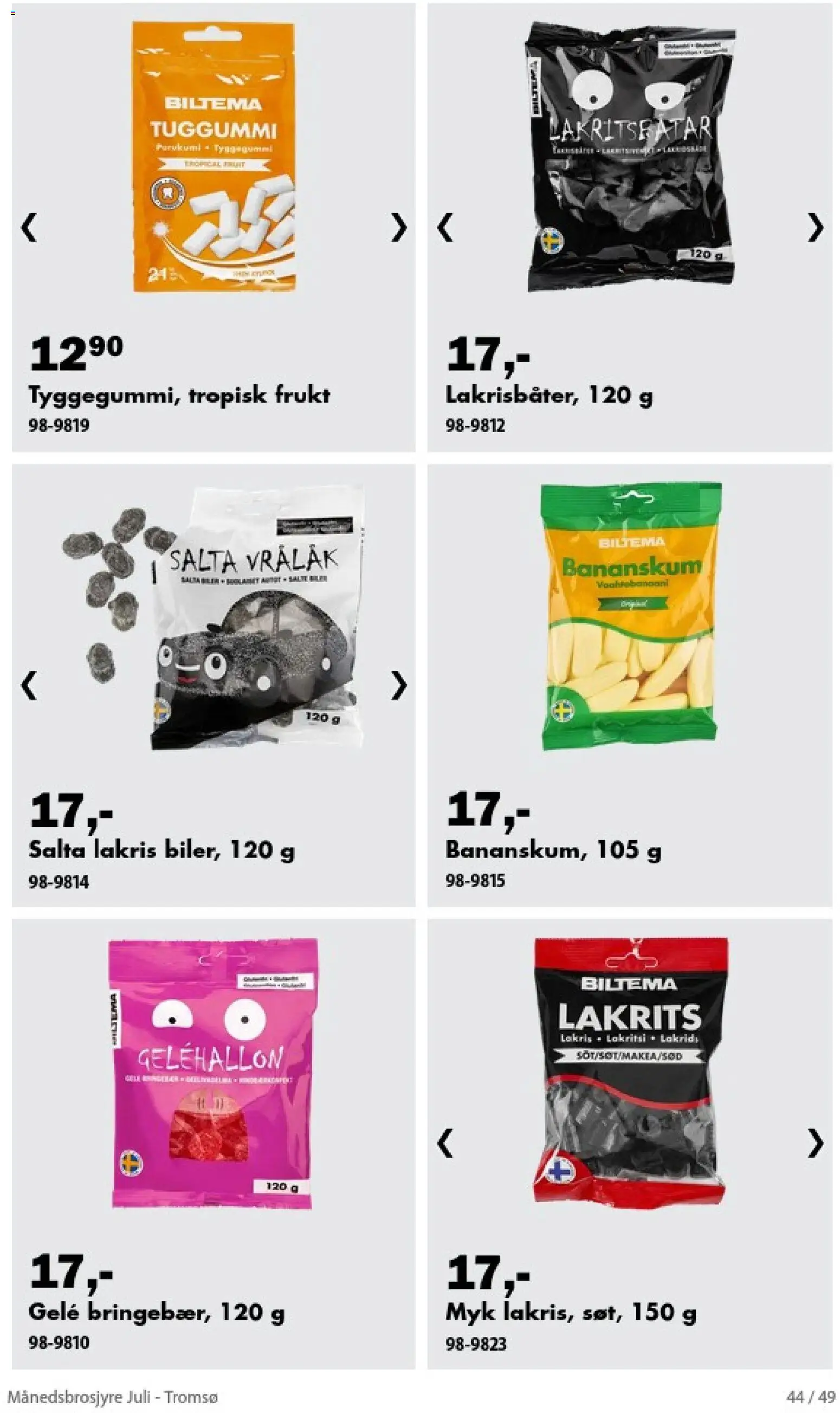 {H1} | Side: 44 | Produkter: Lakris