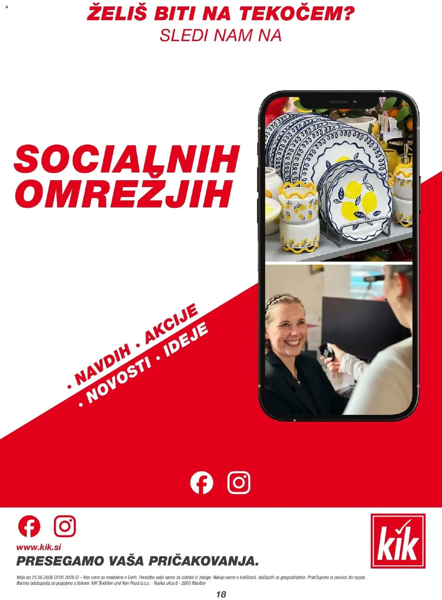 Novi Kik katalog ponudbe – veljaven od 24.05.2026 | Stran: 18