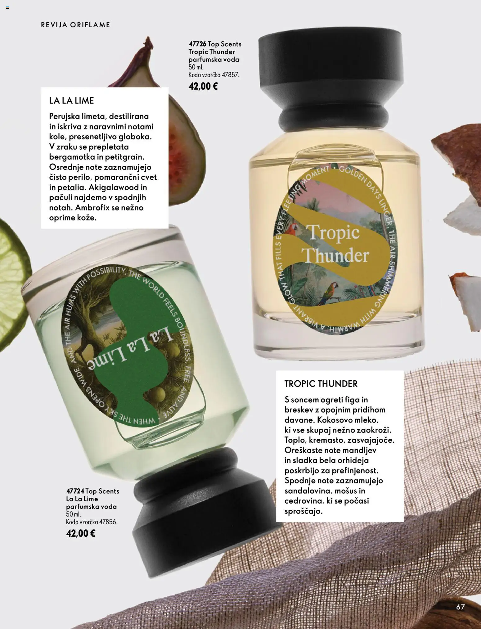 Novi Oriflame katalog ponudbe – veljaven od 07.10.2026 | Stran: 67 | Izdelki: Revija, Voda, Breskev, Parfumska voda