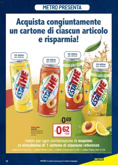 Anteprima del volantino Metro volantino valido a partire dal 11.06.2026 | Pagina: 19 | Prodotti: Stevia, Limone, Pesca, The