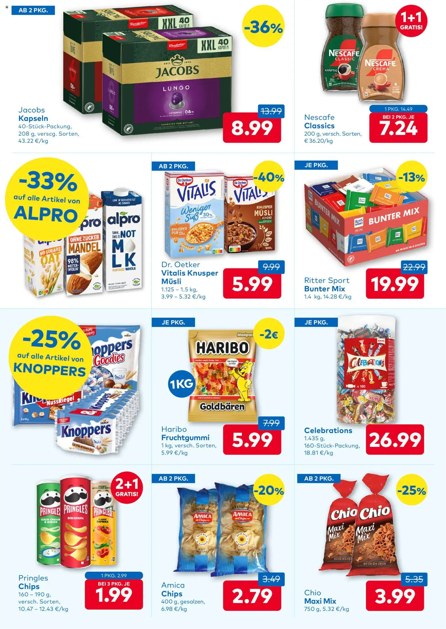 T&G Flugblatt gültig ab 30.07.2026 | Seite: 4 | Produkte: Chips, Mandel, Zucker, Milch