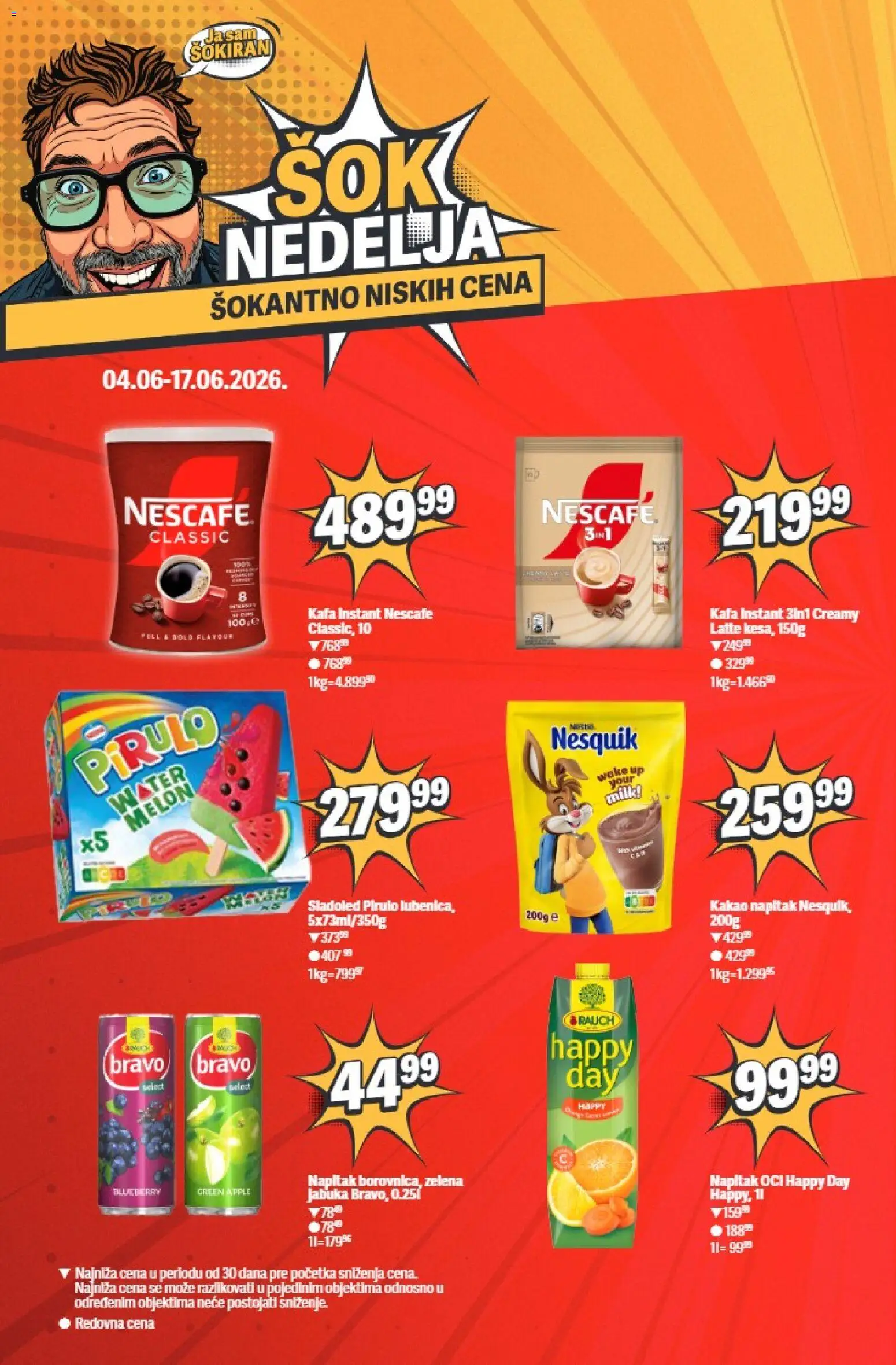 Maxi katalog - važi od 04.06.2026 | Strana: 8 | Proizvode: Sladoled, Kafa, Nescafé, Nesquik
