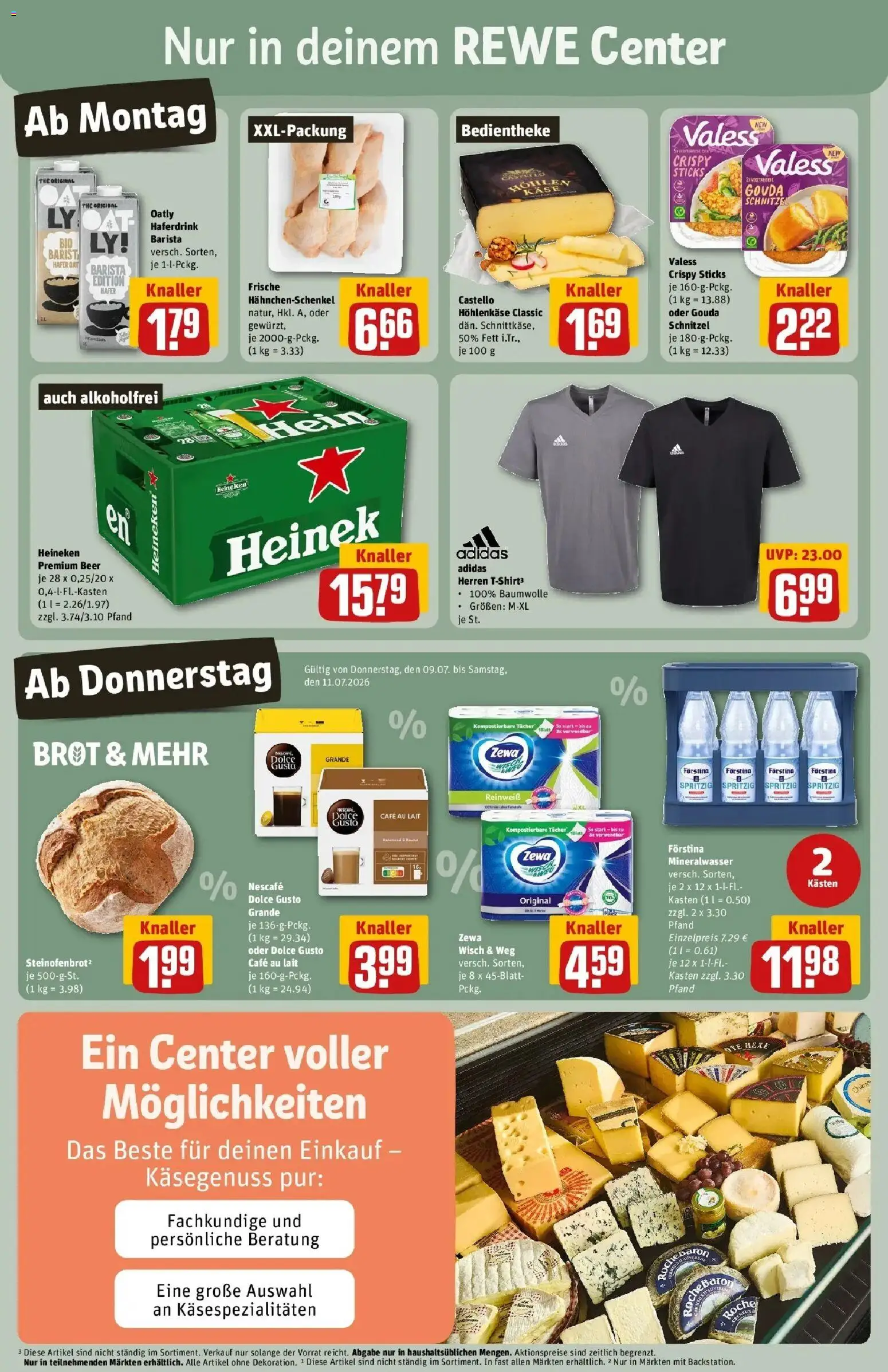 Rewe Prospekt Gießen – gültig ab 06.07.2026 | Seite: 3 | Produkte: Nescafe, Zewa, Mineralwasser, Heineken