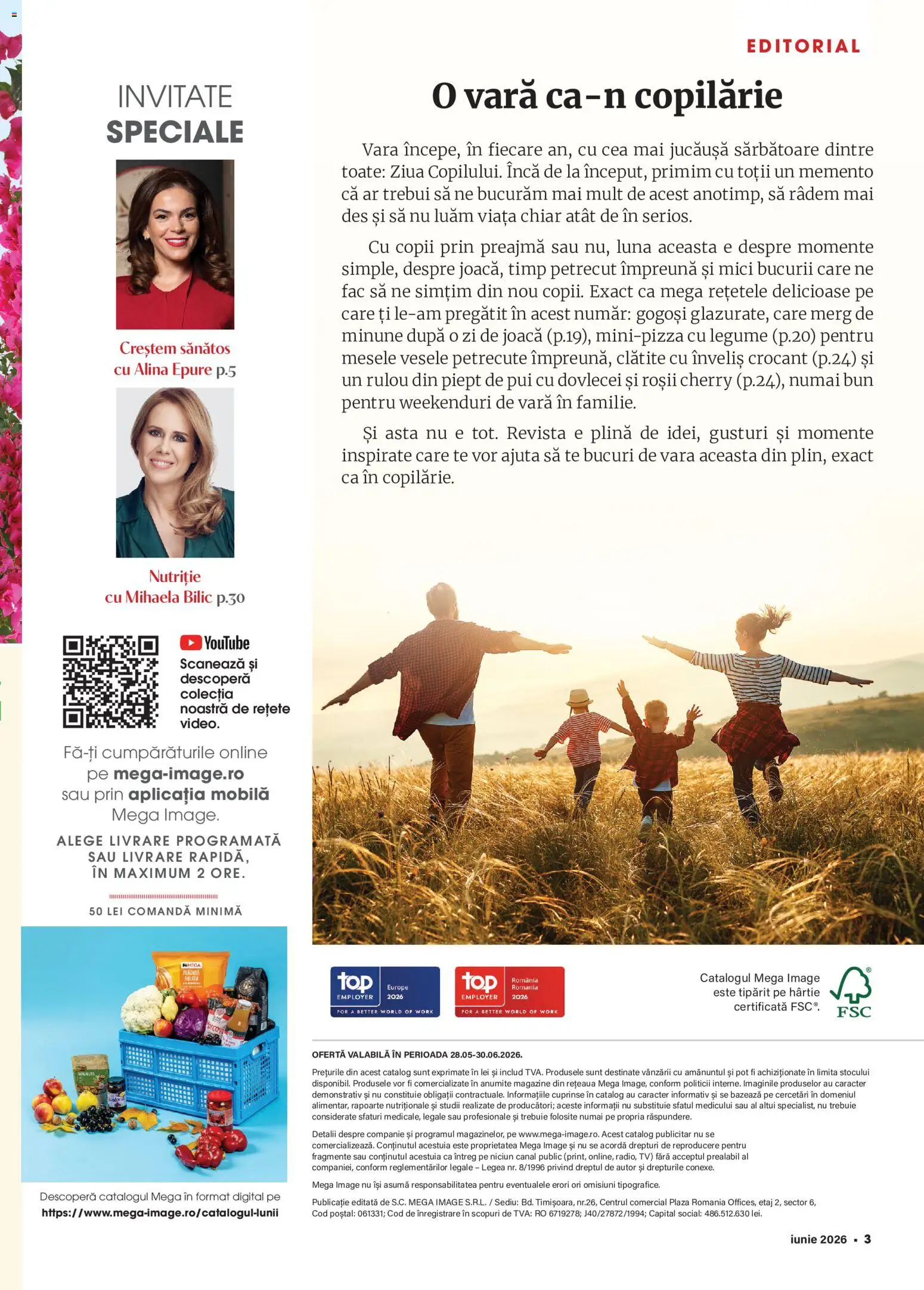 Noul catalog Mega Image – valabil de la 28.05.2026 | Pagină: 3 | Produse: Hacıyatmaz Kedi Oyuncağı, Clătite, Roșii, Legume