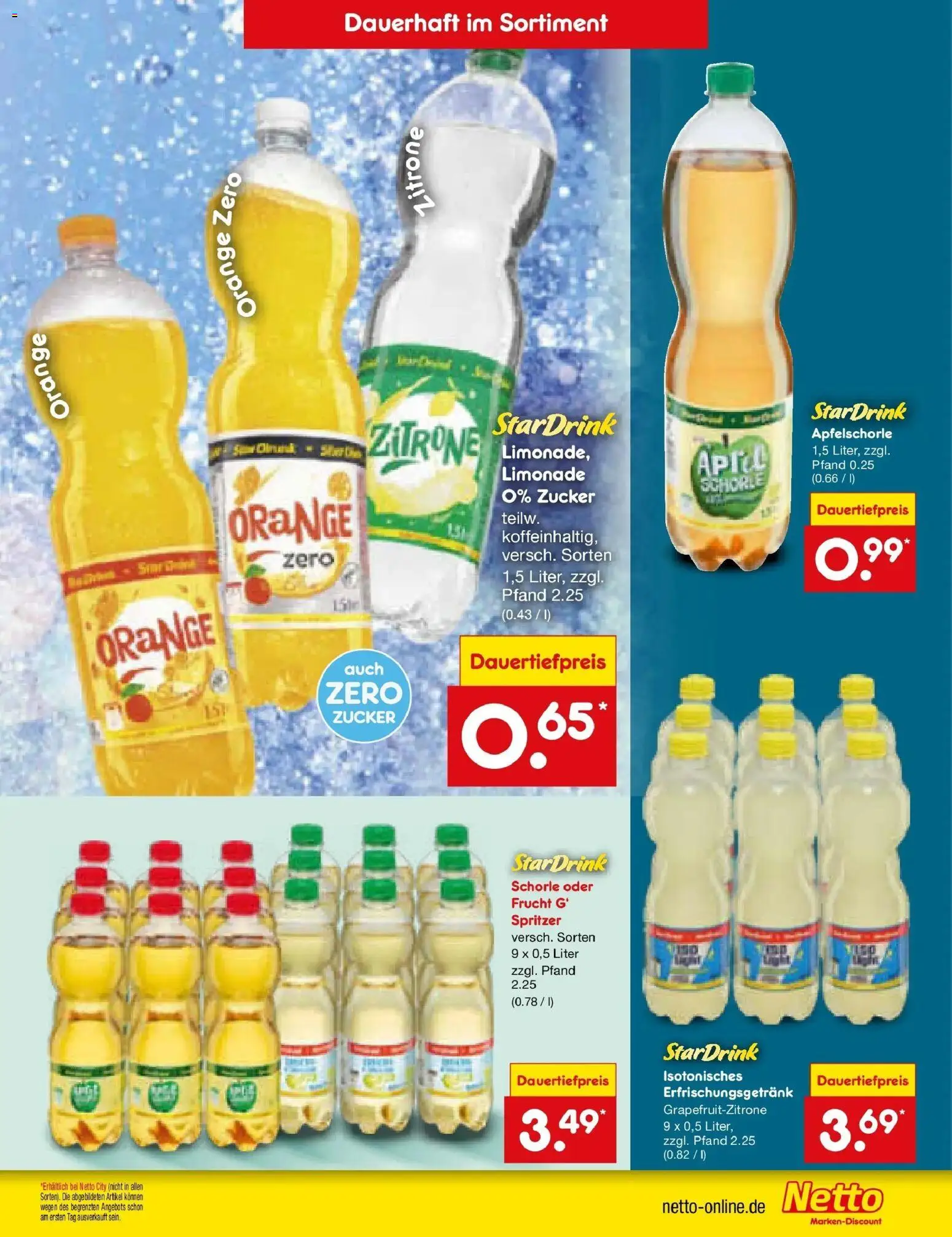 Netto Marken-Discount Prospekt Pirna (ab 10.08.2026) » Angebote | Seite: 31 | Produkte: Limonade, Zucker, Zitrone