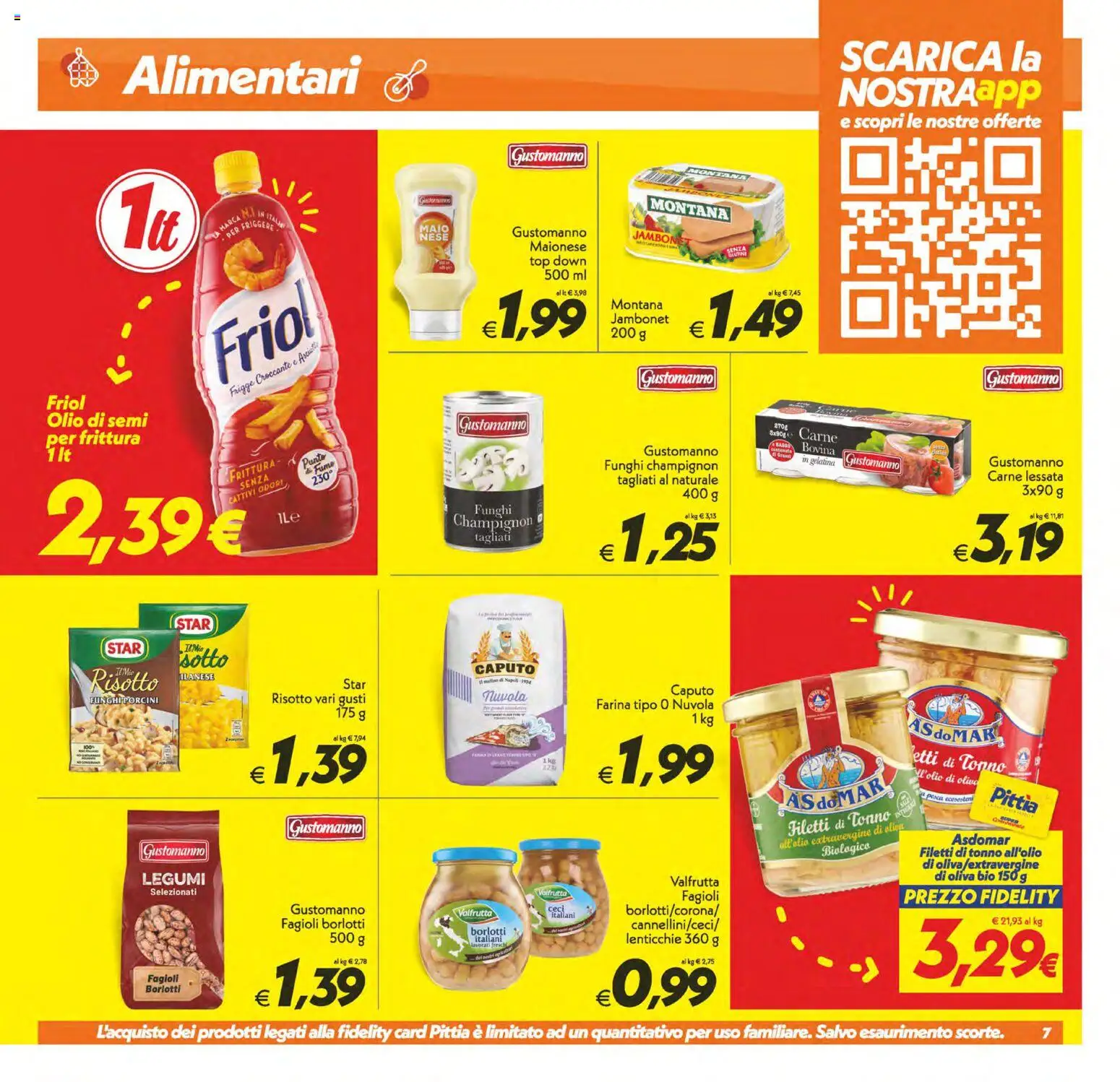 Volantino SuperConveniente del 23/10/2026 | Pagina: 7 | Prodotti: Maionese, Top, Pesca, Tonno