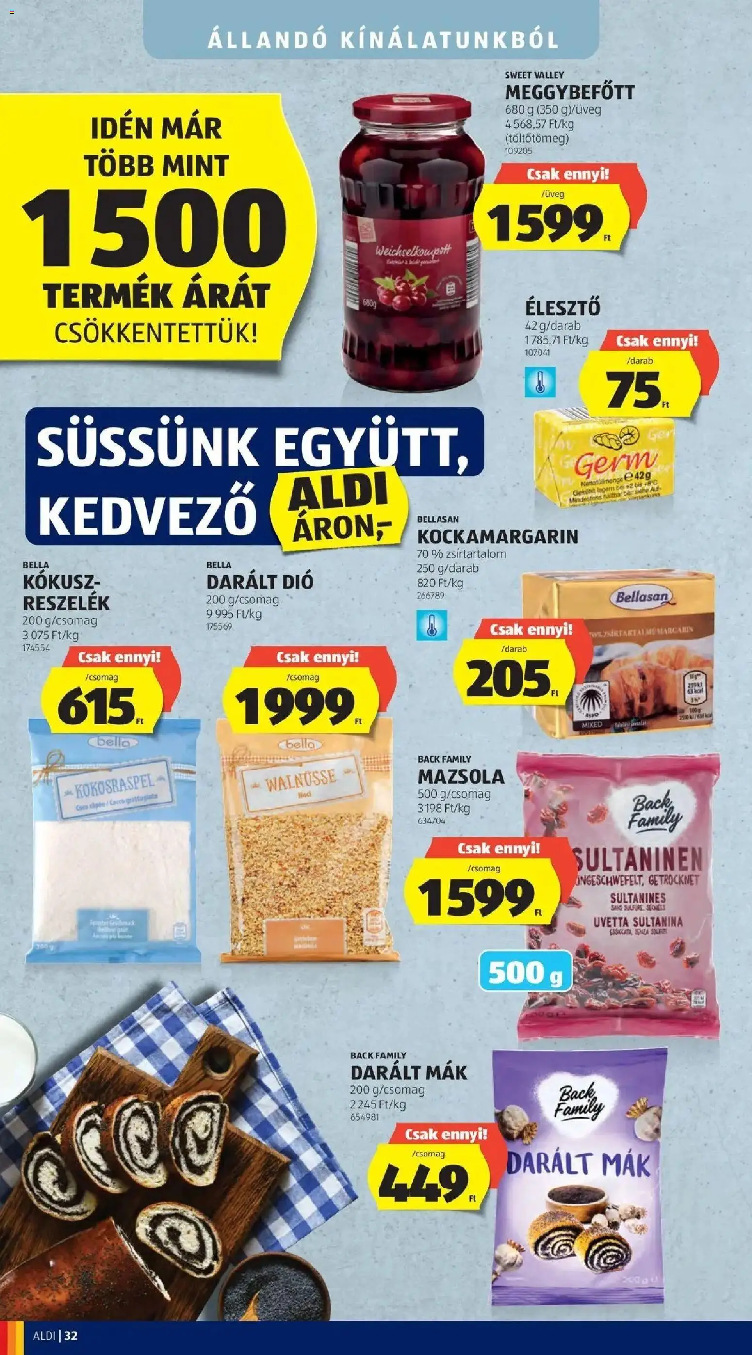 Aldi aktuális akciós újság - 2026.10.24. -tól/töl > akció, lapozható szórólap 🛍️ | Oldal: 32