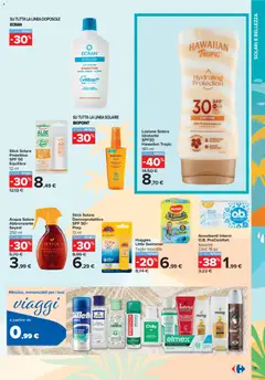 Anteprima del volantino Carrefour volantino Iper - Mare valido a partire dal 01.06.2026 | Pagina: 19 | Prodotti: Struccante, Talco, Acqua solare, Doccia