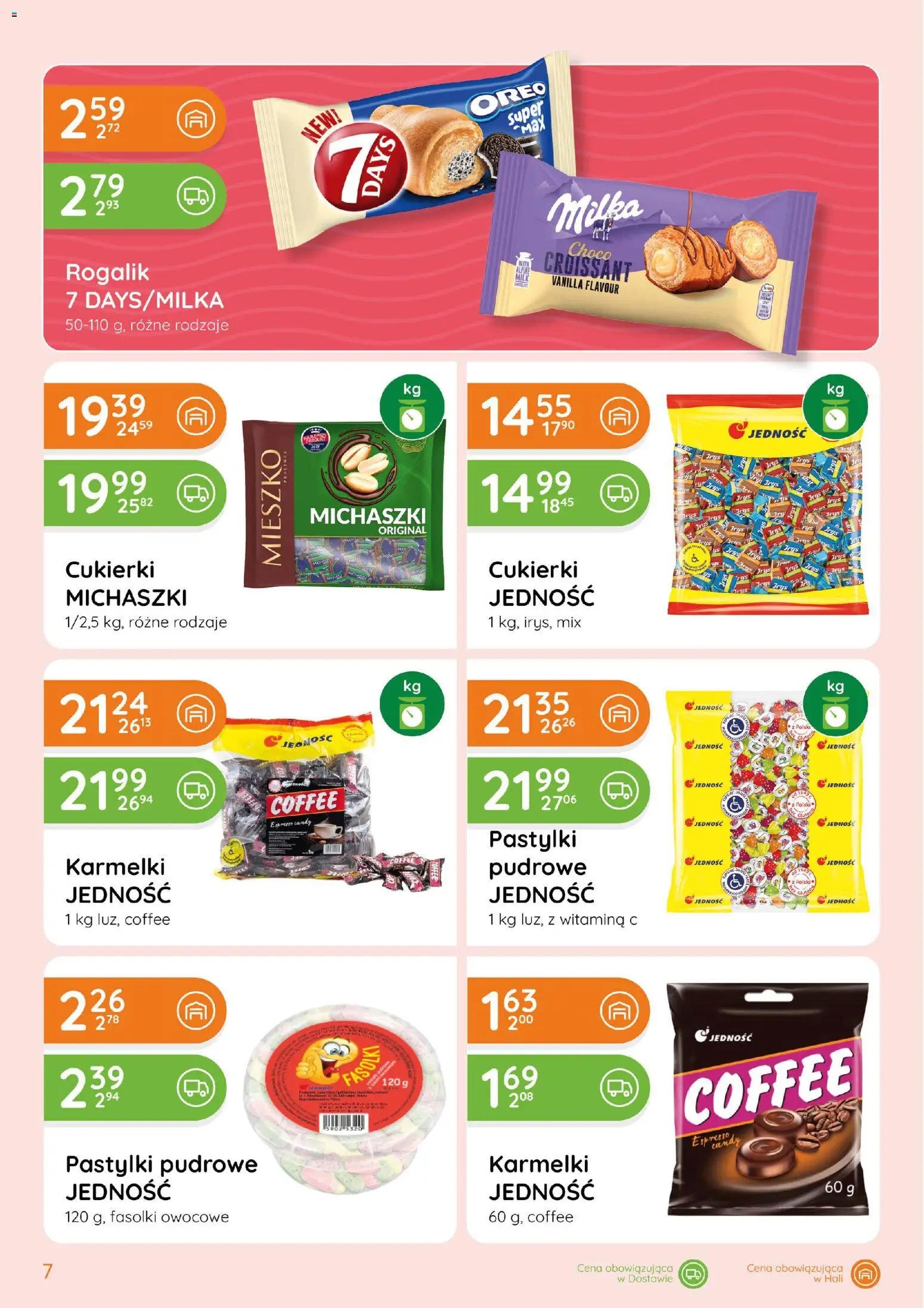 Eurocash gazetka - Ofensywa Spożywcza od 29.10.2026 | Strona: 7 | Produkty: Croissant, Oreo, Milka, Pastylki pudrowe