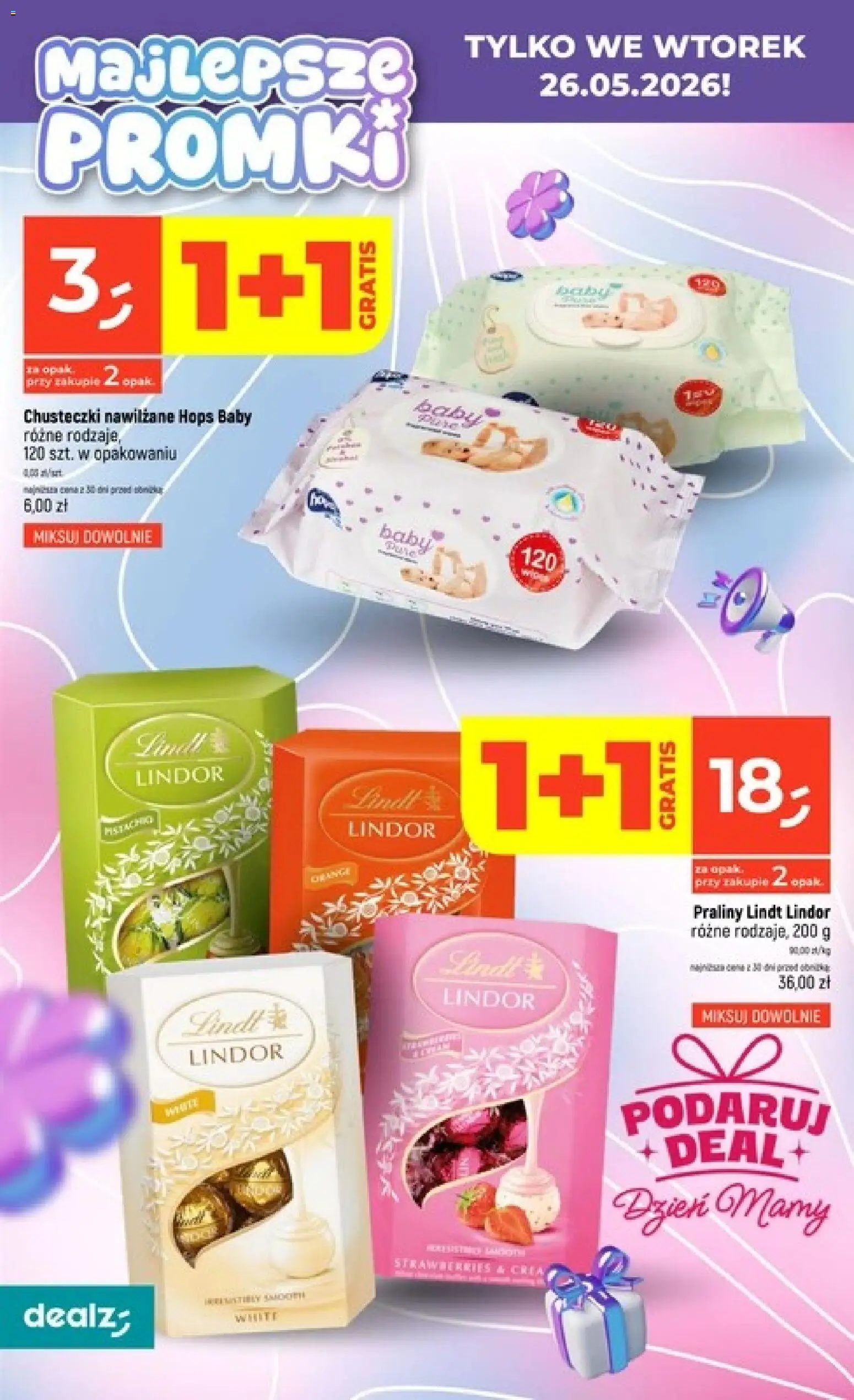 Dealz gazetka - Majlepsze promki od 21.05.2026 | Strona: 6 | Produkty: Praliny
