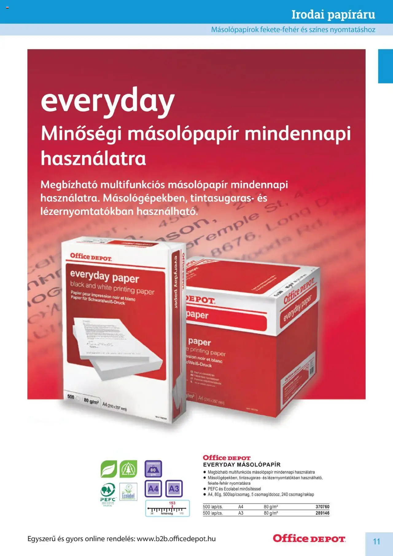 Office Depot akciós ujság - amely érvényes a következő dátumtól: 2025.04.10. | Oldal: 11