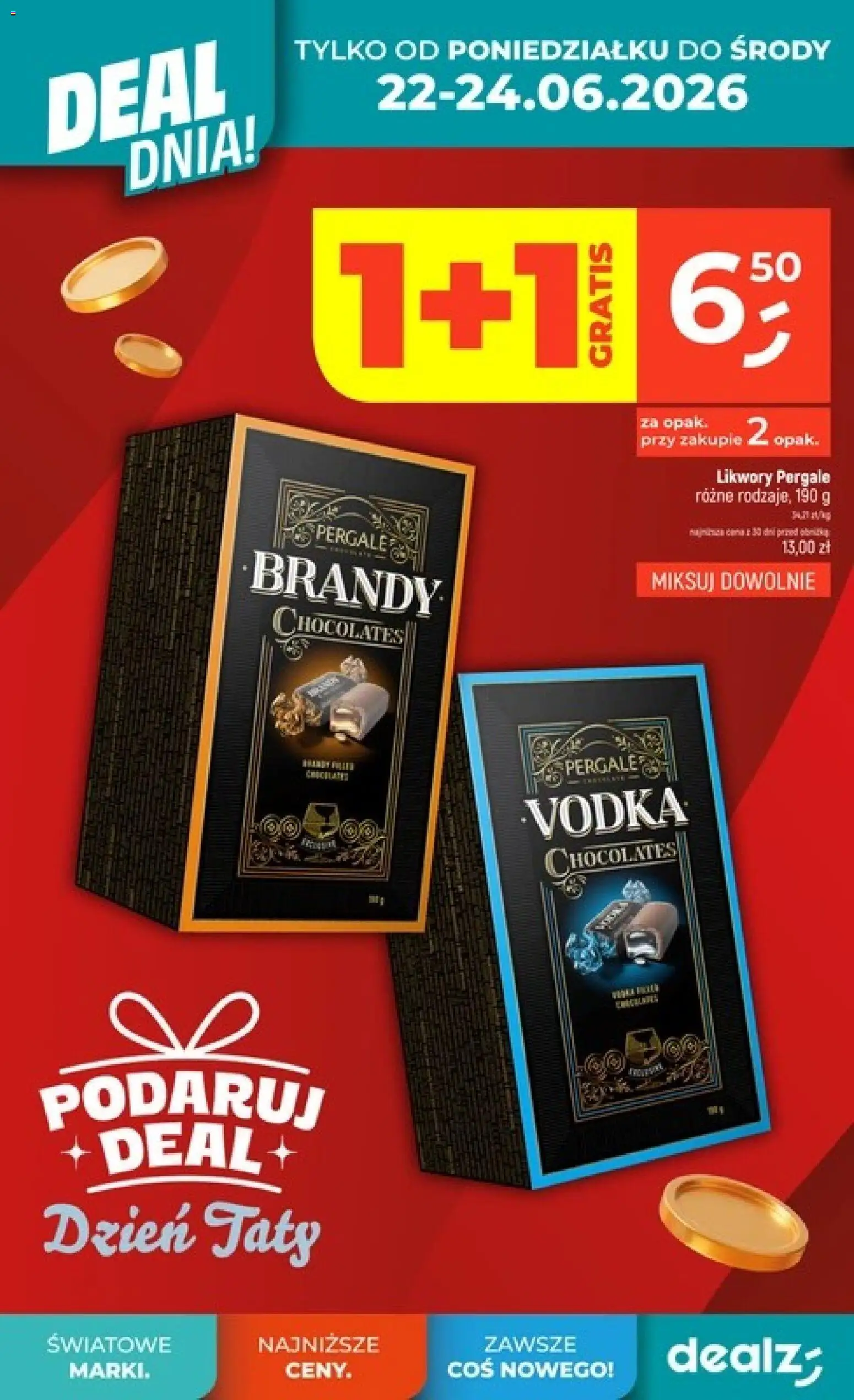 Dealz gazetka - Deal dnia od 18.06.2026 | Strona: 12 | Produkty: Vodka