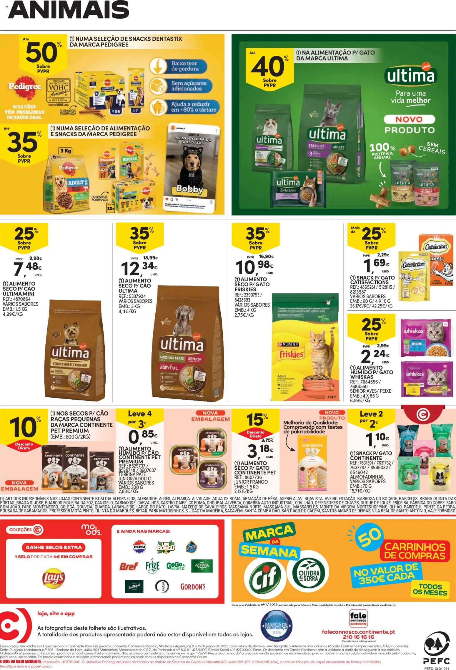 Continente Semanal Continente Bom Dia │ válido de 09.06.2026 | Página: 28 | Produtos: Frango, Peixe, Cereais, Proteina