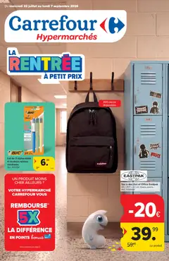 Carrefour la Rentrée - Voorbeeld van een folder van Carrefour, geldig van 22/07/2026