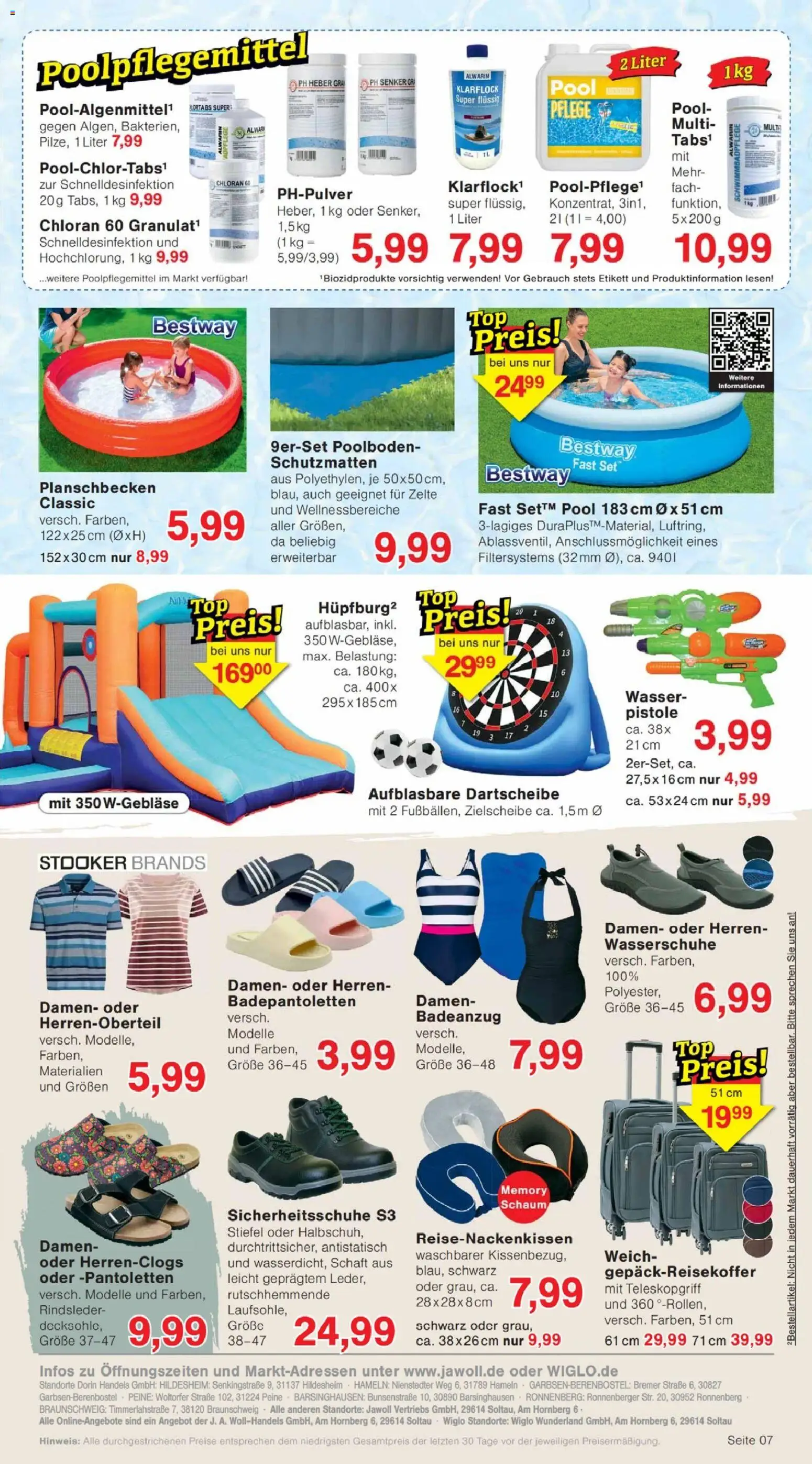 Jawoll Prospekt – gültig ab 29.06.2026 | Seite: 11 | Produkte: Wasser, Badeanzug, Stiefel