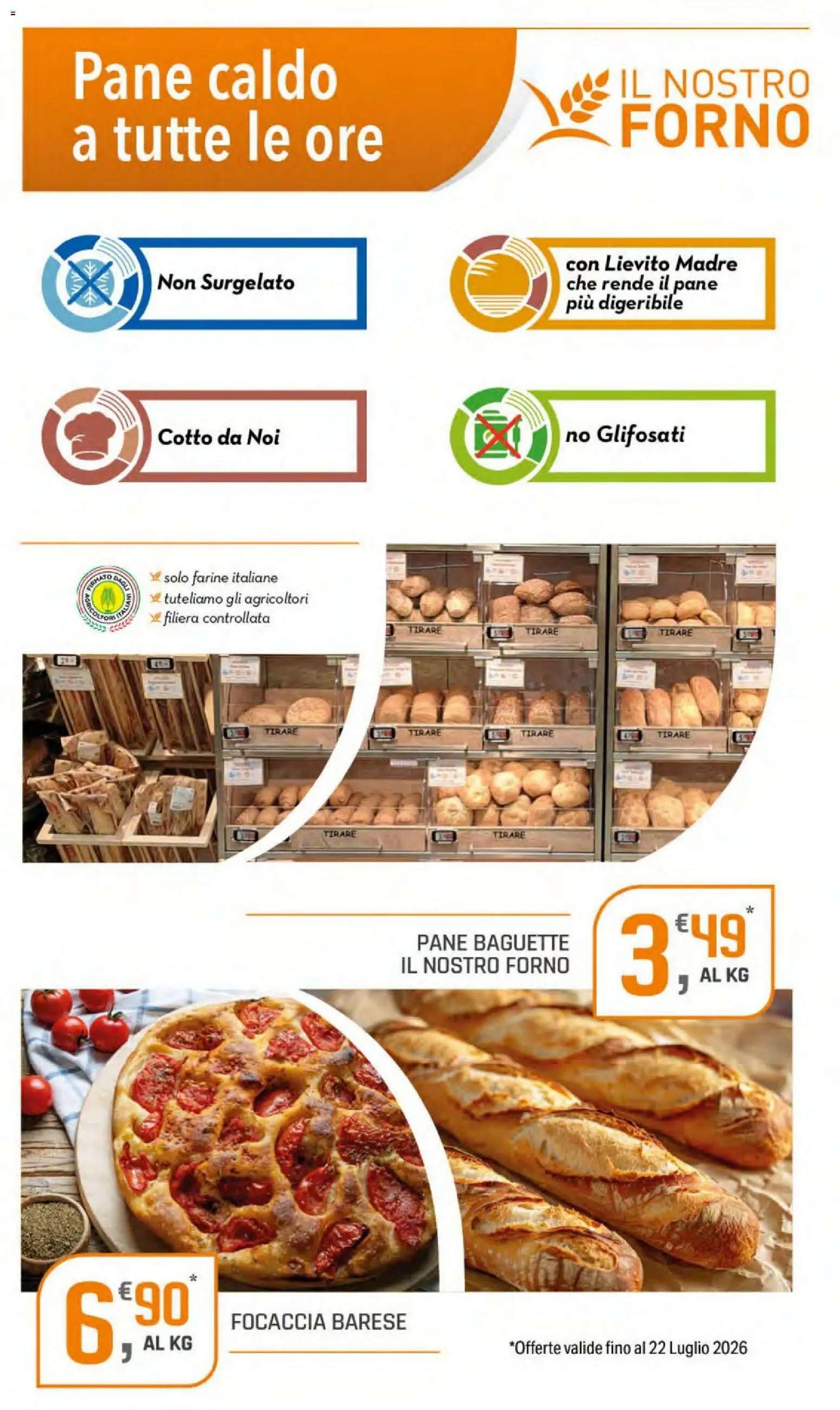 Volantino DOK del 14/07/2026 | Pagina: 2 | Prodotti: Pane, Focaccia, Forno