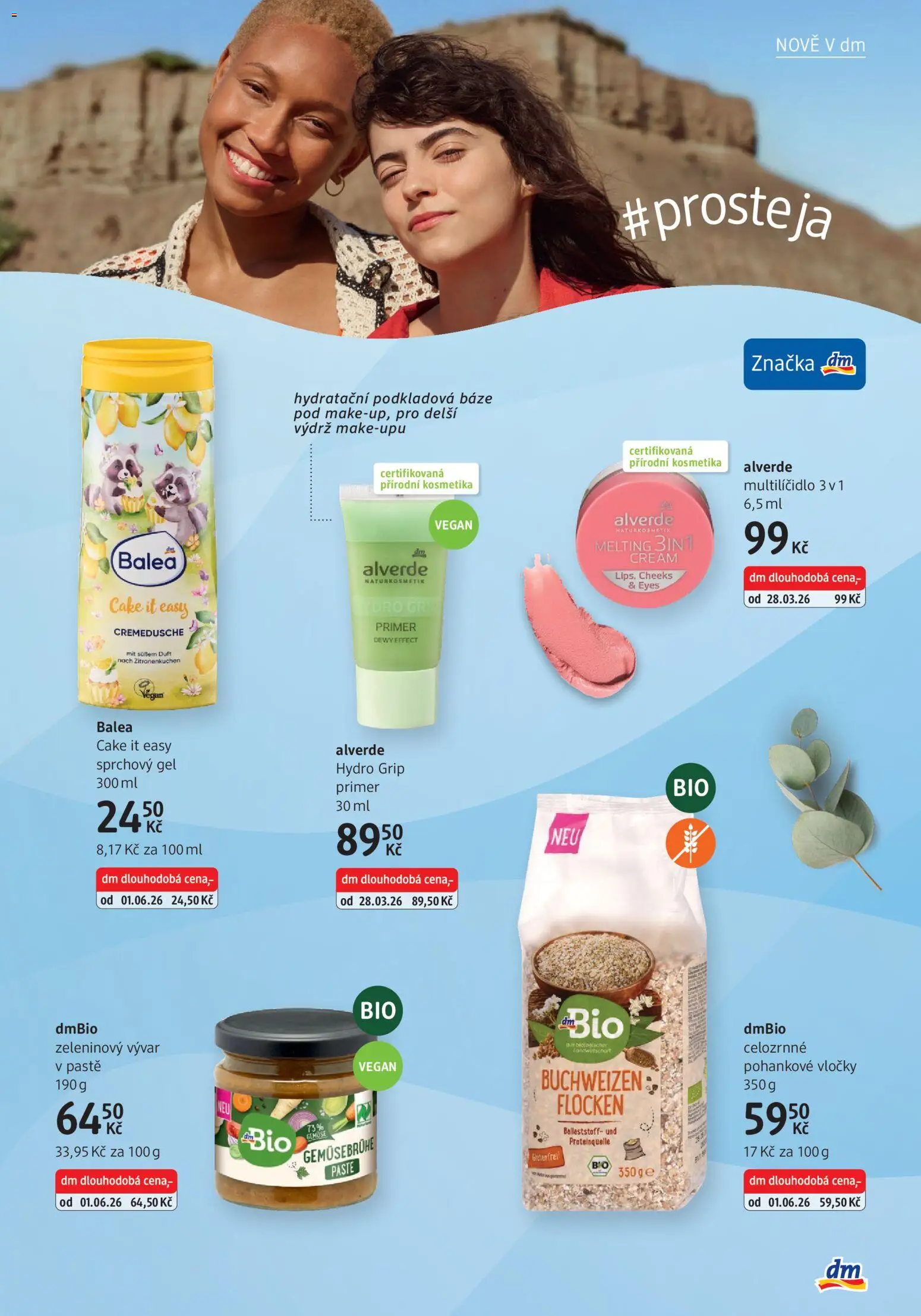 dm drogerie leták od 30.06.2026 | Strana: 13 | Produkty: Sprchový gel, Pohankové vločky, Vločky, Vývar