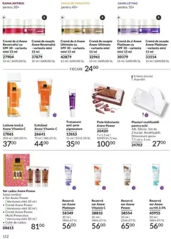 Ofertele Avon valabile de la 01.08.2026 | Pagină: 112 | Produse: Loțiune tonică, Exfoliant, Cremă de zi, Cremă