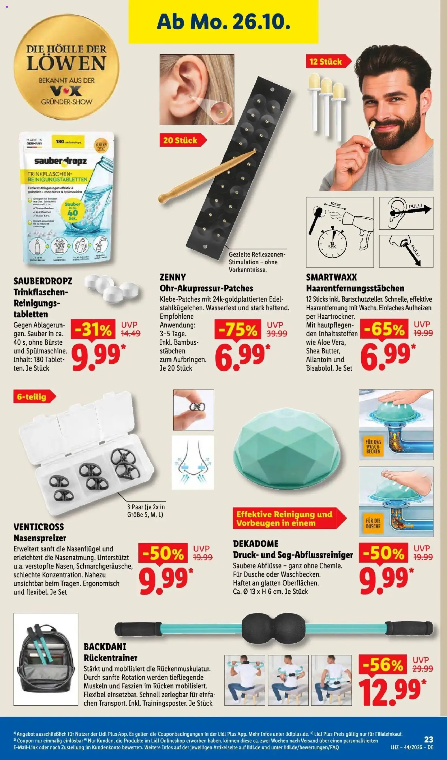 Lidl Prospekt Weikersheim (ab 26.10.2026) zum Blättern » Angebote | Seite: 41 | Produkte: Dusche, Bürste, Tablet