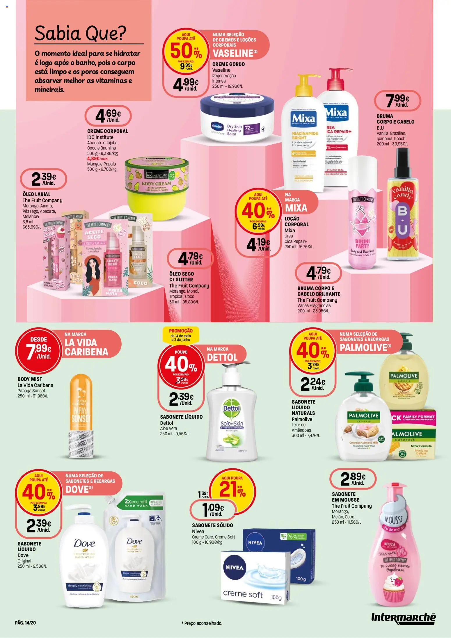 Intermarché Folheto Especial Beleza Super │ válido de 14.05.2026 | Página: 14