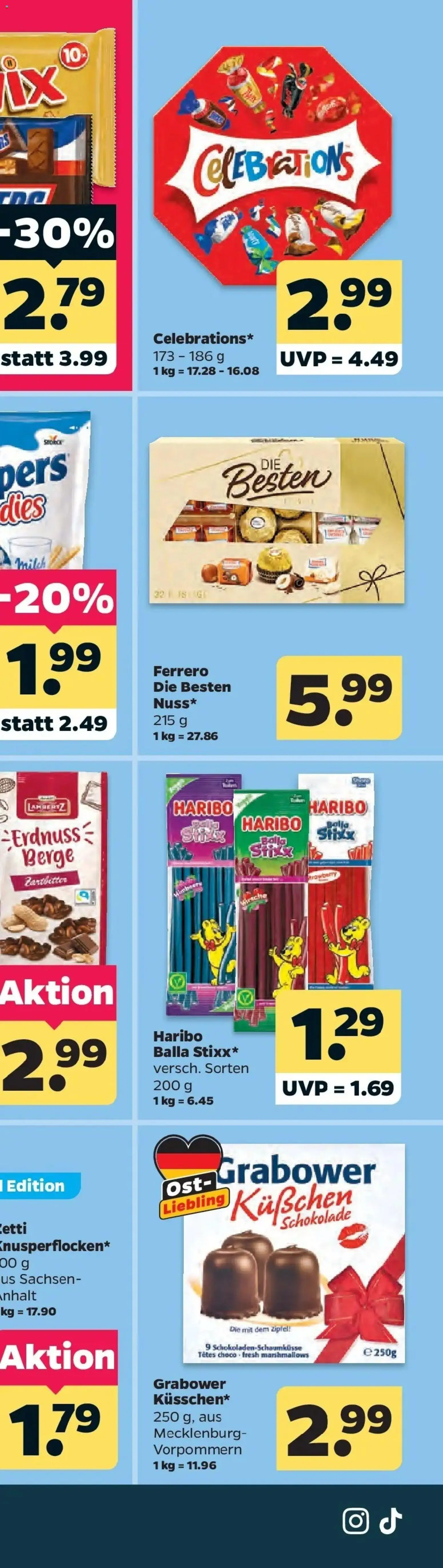 Netto Aktueller Prospekt ab 05.10.2026 → Angebote nächste Woche | Seite: 36 | Produkte: Haribo, Schokolade, Celebrations