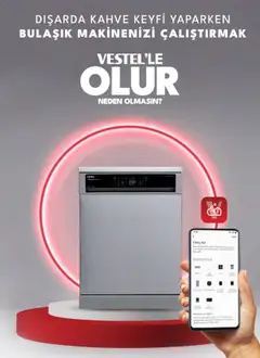 03.06.2025 tarihinden itibaren geçerli olan Vestel kataloğu önizlemesi | Sayfa: 52 | Ürünler: Robot, Kahve, Televizyon