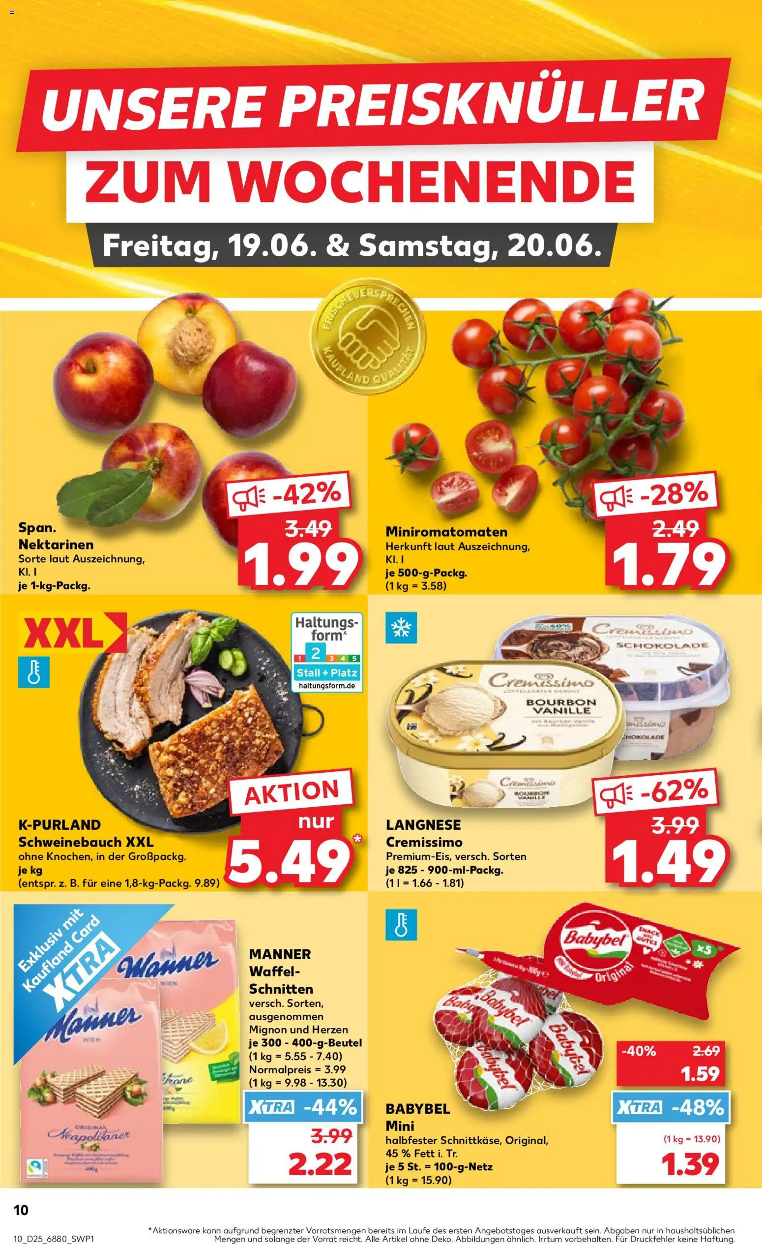 Kaufland Německo leták - Völklingen od 18.06.2026 | Strana: 10 | Produkty: Bourbon, Babybel, Forma
