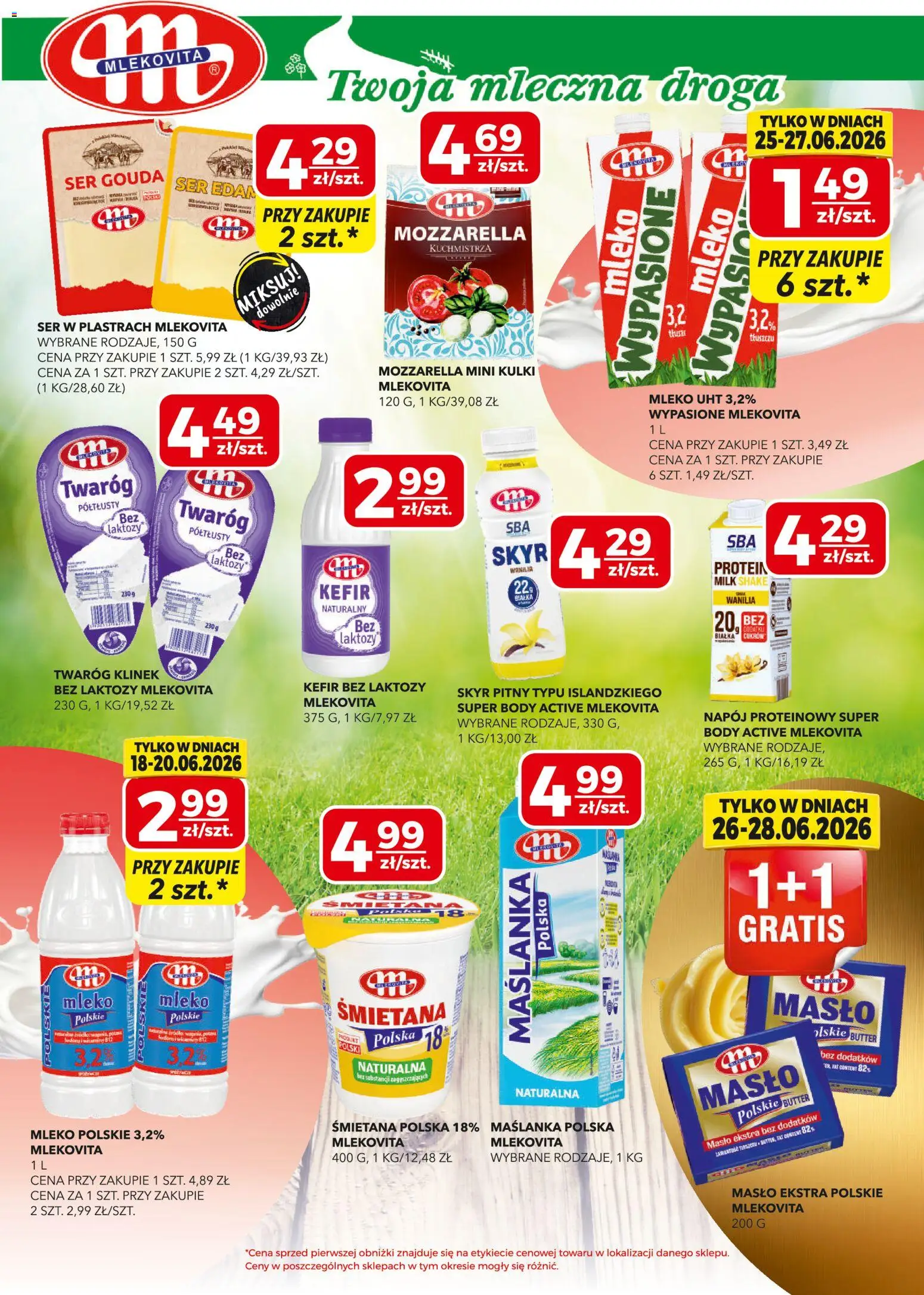 Top Market gazetka od 18.06.2026 | Strona: 3 | Produkty: Masło, Body, Ser gouda, Skyr