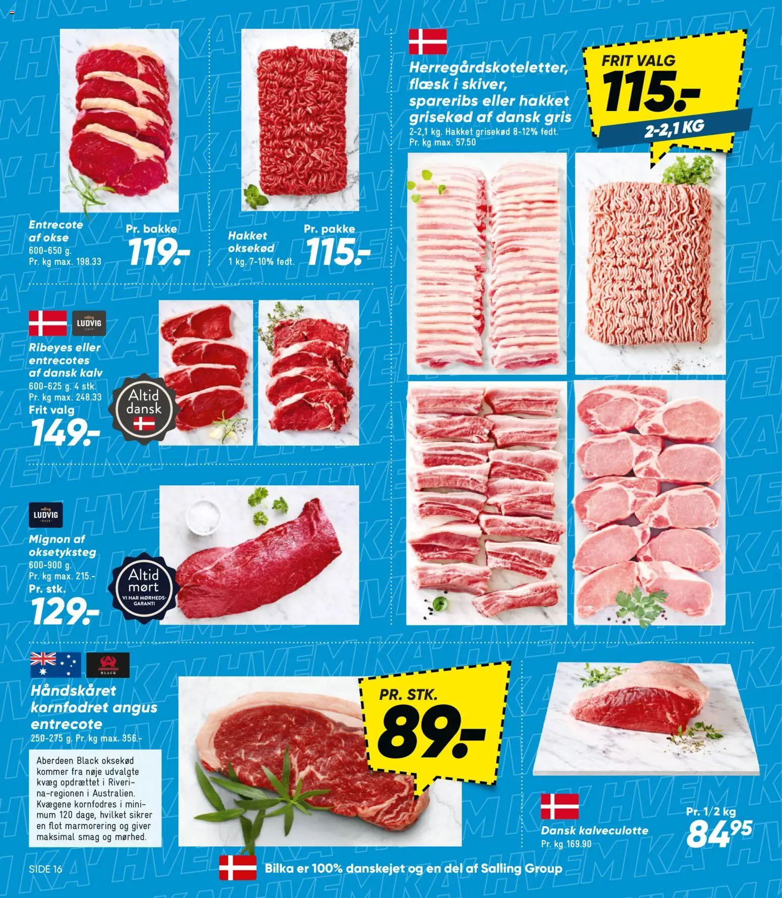 Bilka tilbudsavis – gyldig fra 19.06.2026 | Side: 18 | Produkter: Oksekød, Spareribs, Entrecote