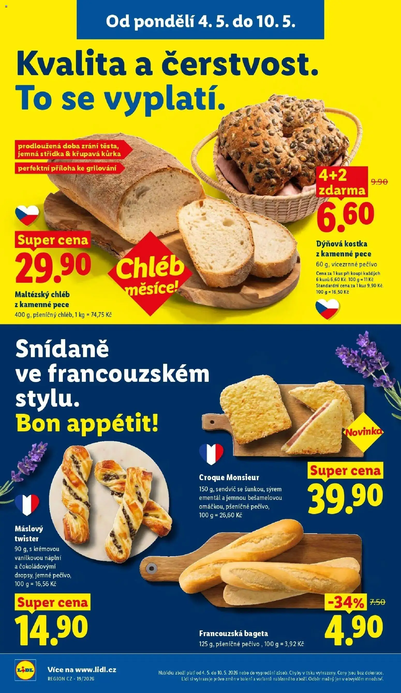 Lidl leták od 04.05.2026 - Nový akční leták | Strana: 12 | Produkty: Grilování, Chléb, Pečivo, Bageta