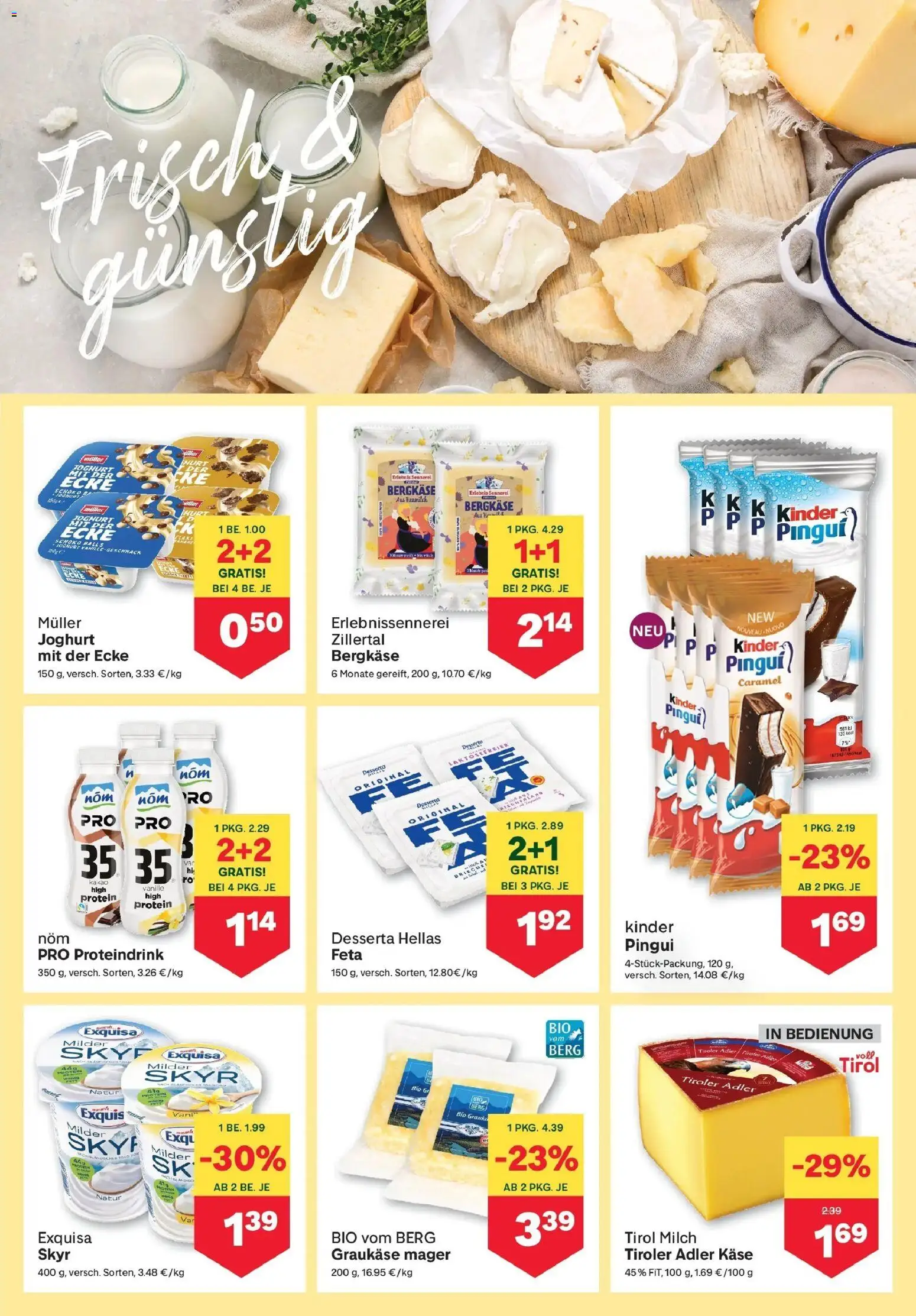 MPREIS St.Gallenkirch von 24.09.2026 - Aktuelle Angebote | Seite: 5 | Produkte: Vanille, Milch, Käse, Joghurt