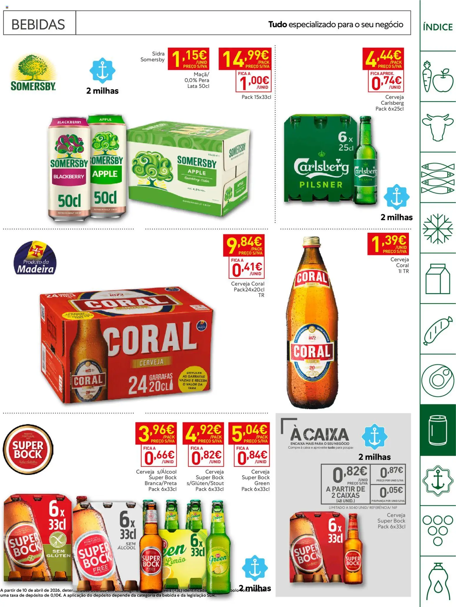 Recheio folheto Horeca Madeira │ válido de 13/10/2026 | Página: 19 | Produtos: Super bock, Bebidas, Cerveja, Álcool