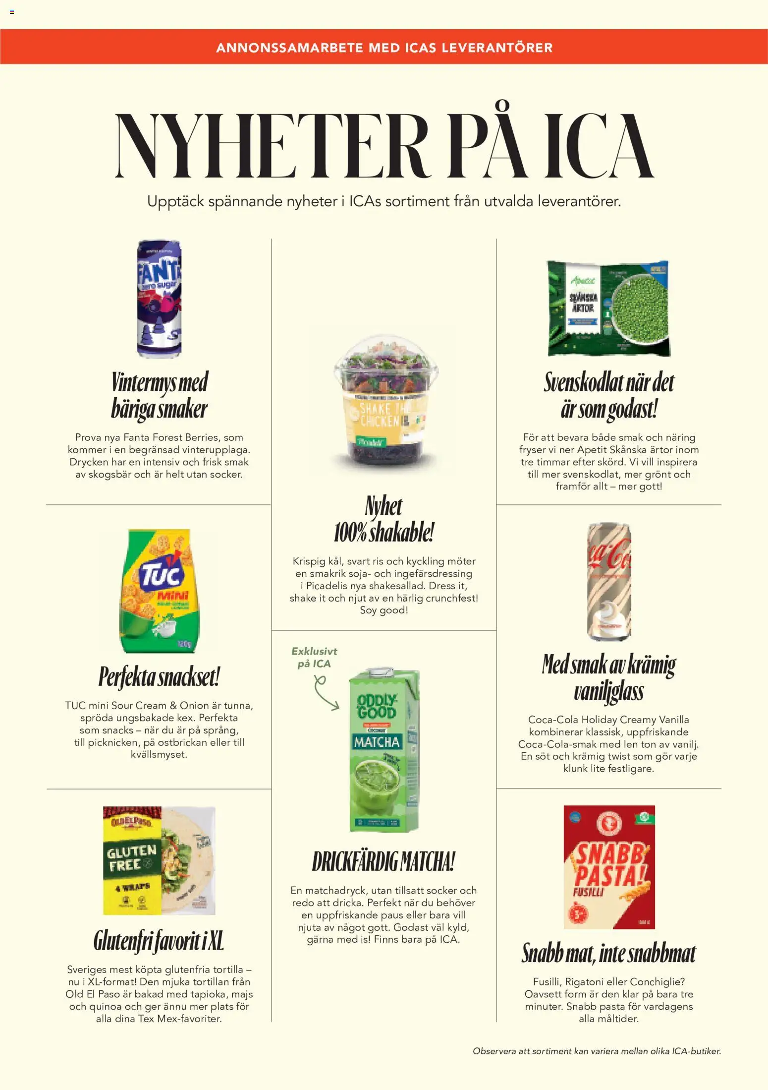 ICA Maxi reklamblad aktuell från 01/10/2026 | Sida: 22 | Produkter: Skogsbär, Ris, Snacks, Majs
