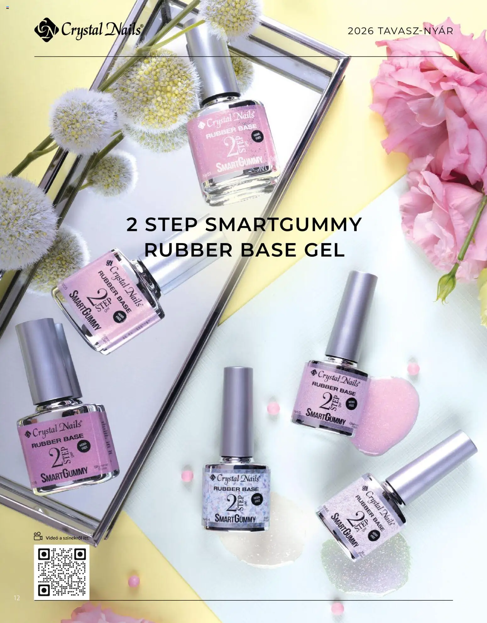 Crystal Nails akciós ujság - amely érvényes a következő dátumtól: 09.03.2026 | Oldal: 12 | Termékek: Videó