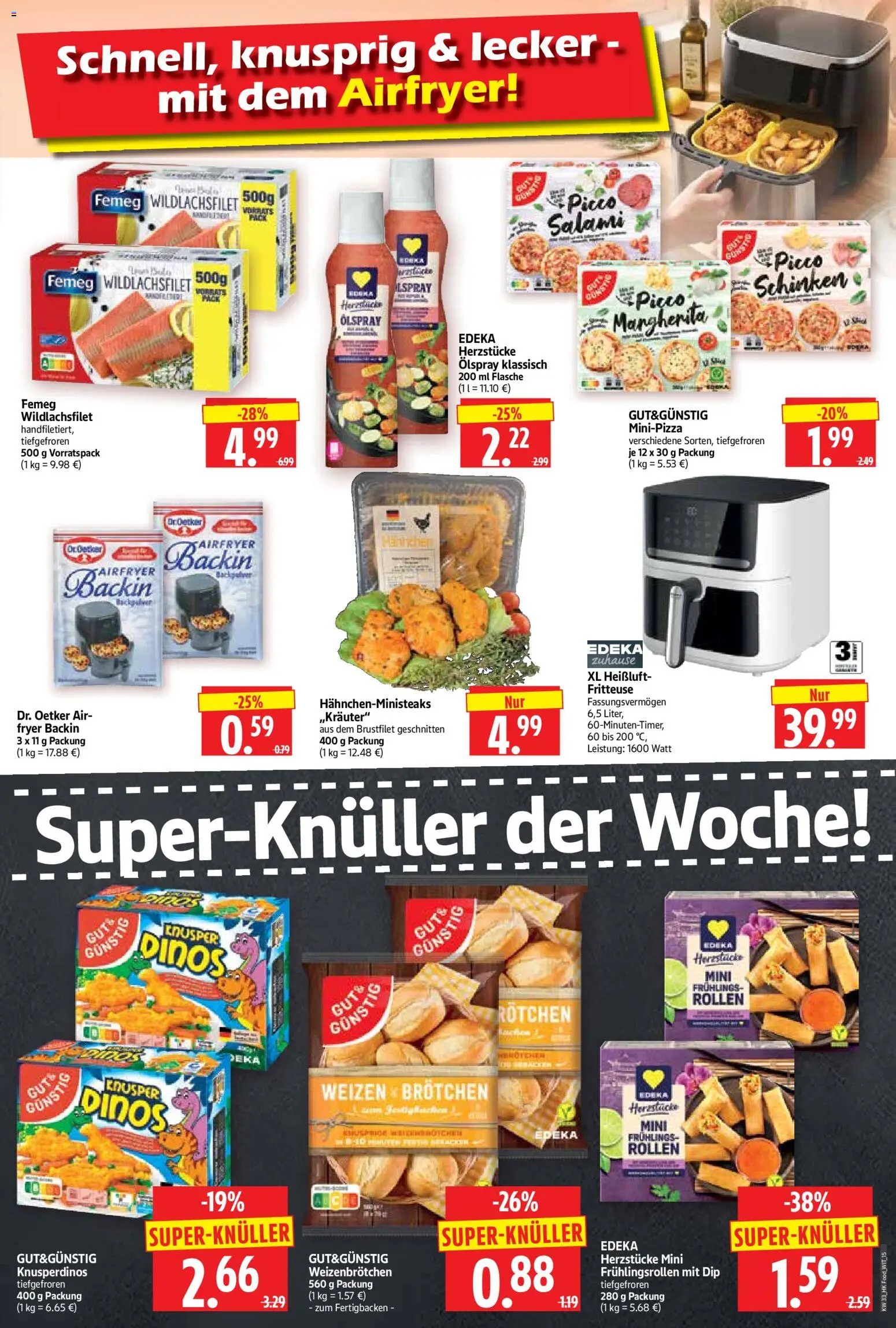 HERKULES Prospekt – gültig ab 10.08.2026 | Seite: 15 | Produkte: Salami, Schinken, Fritteuse