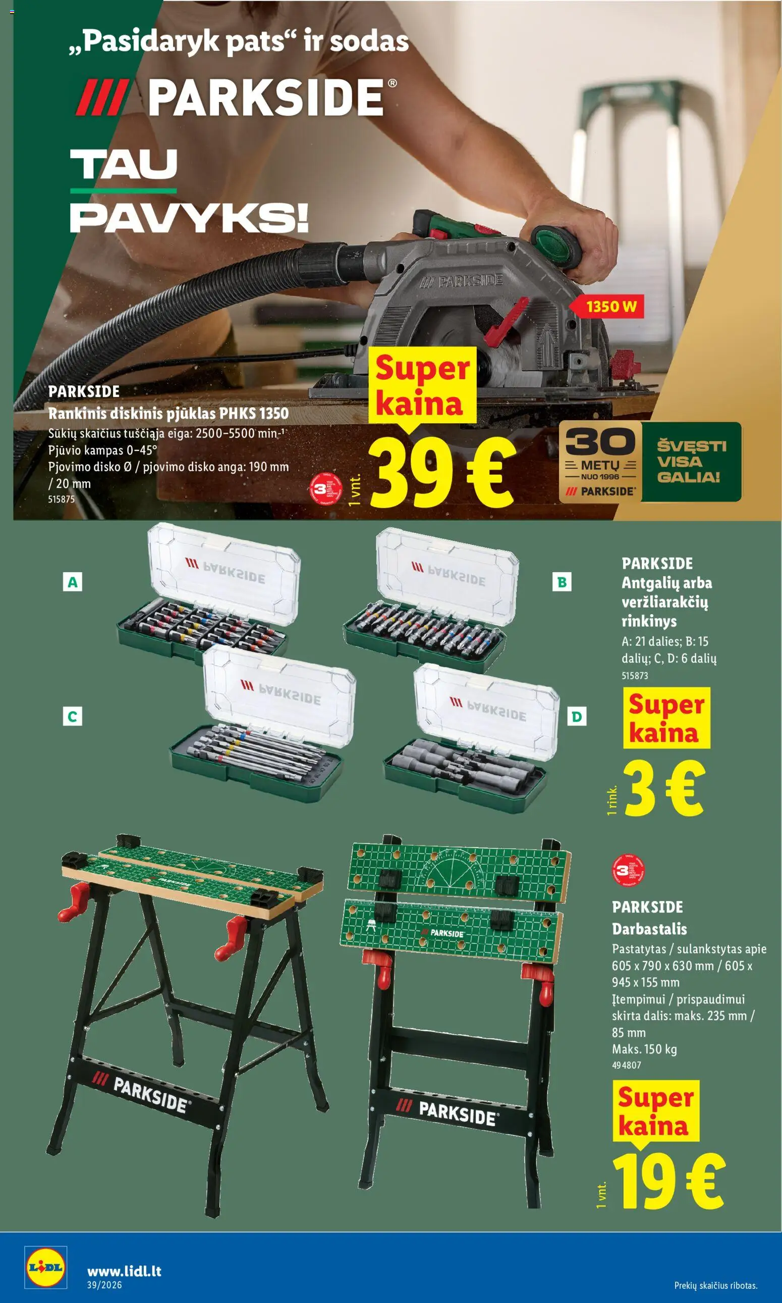 LIDL akcijos nuo 2026.09.21 | Puslapis: 2