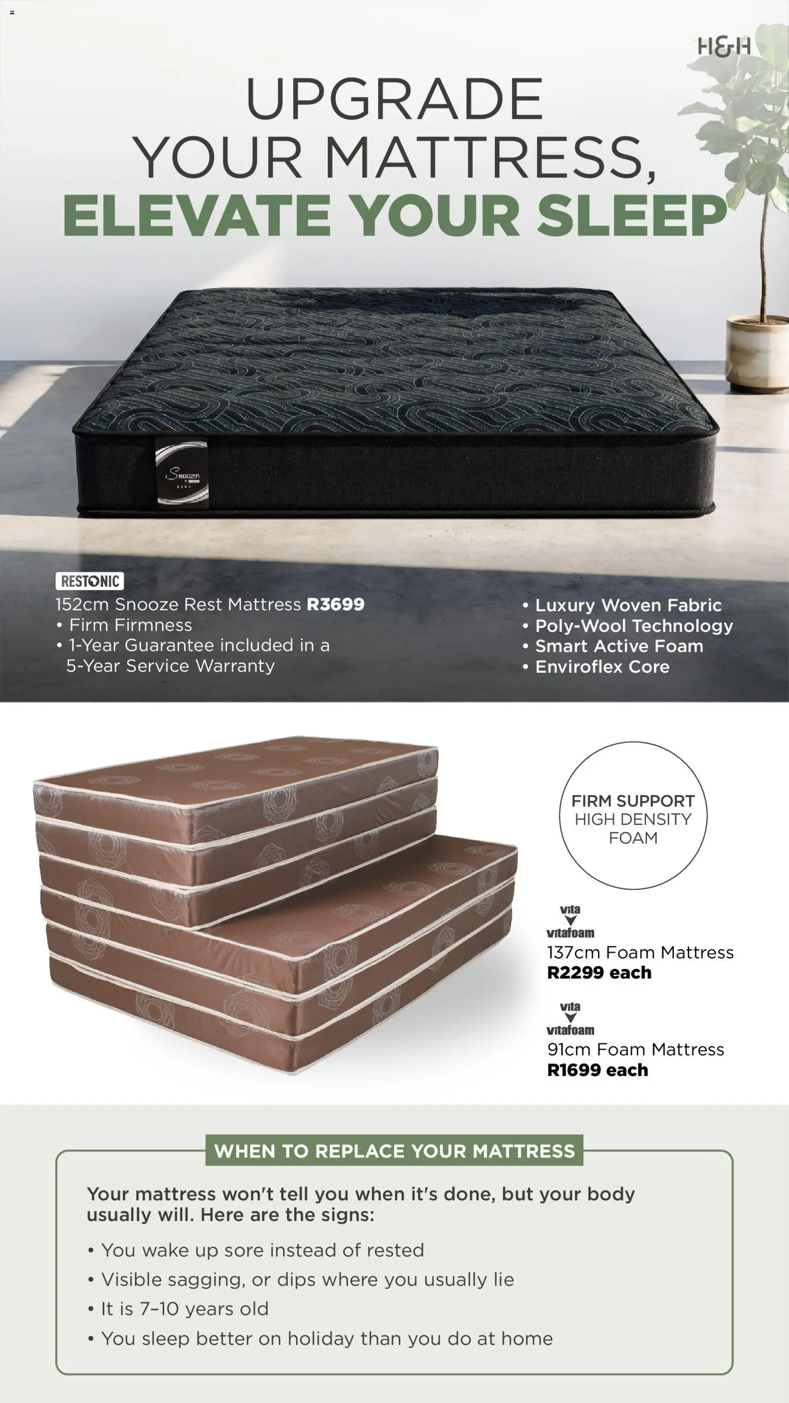 New House and Home catalogue – valid from 16/10/2026 | Page: 18 | Products: Mattress, Foam
