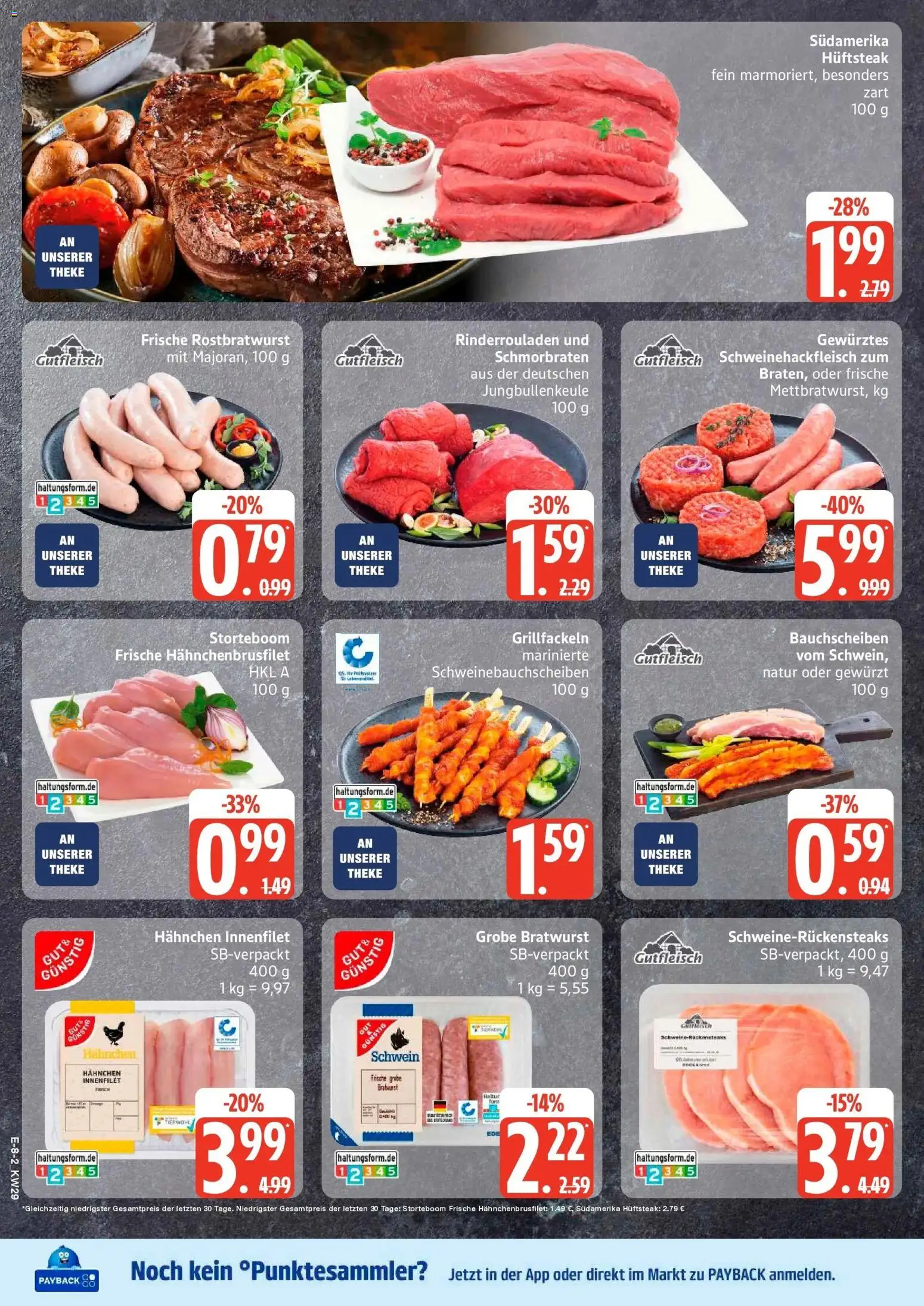 Marktkauf Prospekt Heide – gültig ab 13.07.2026 | Seite: 10 | Produkte: Rinderrouladen, Hahnchen, Theke, Bratwurst