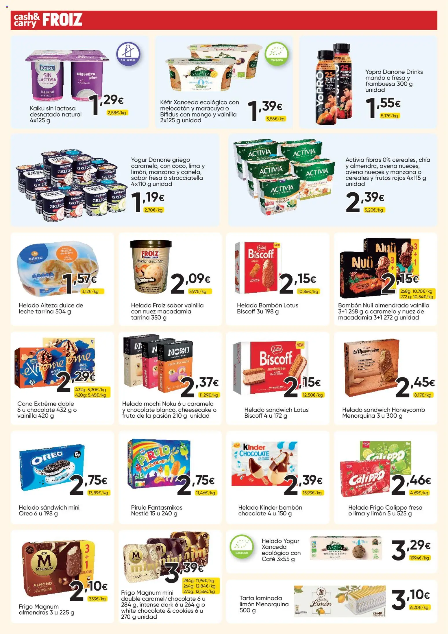 Froiz - Folleto Cash │ válido desde el 11/08/2026 | Página: 8 | Productos: Lima, Chocolate, Cereales, Almendras
