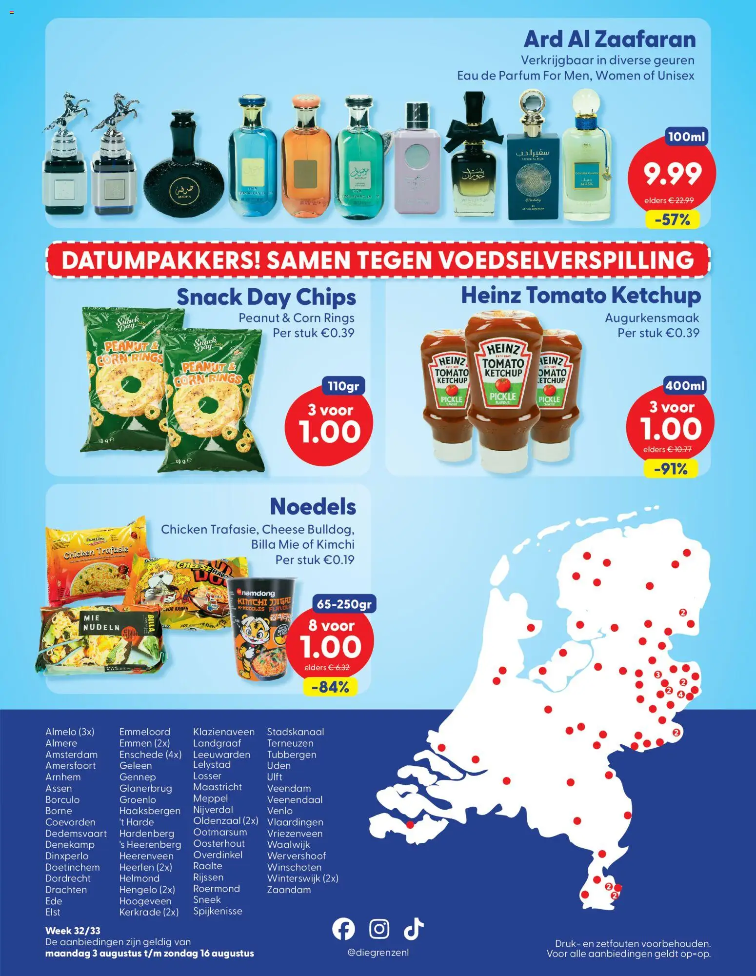 {H1} | Pagina: 8 | Producten: Noedels, Chips, Geuren, Parfum