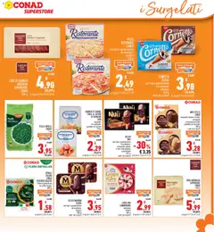 Anteprima del volantino GAMBERI DI SURIMI CHELE AL SAPORE DI GRANCHIO ARBI, impanati un esempio: gamberi di surimi 170 g valido a partire dal 04.06.2026 | Pagina: 15 | Prodotti: Salame, Gelato, Latte, Mandorle
