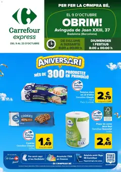 Vista previa Carrefour Express folleto válido desde el 09/10/2026