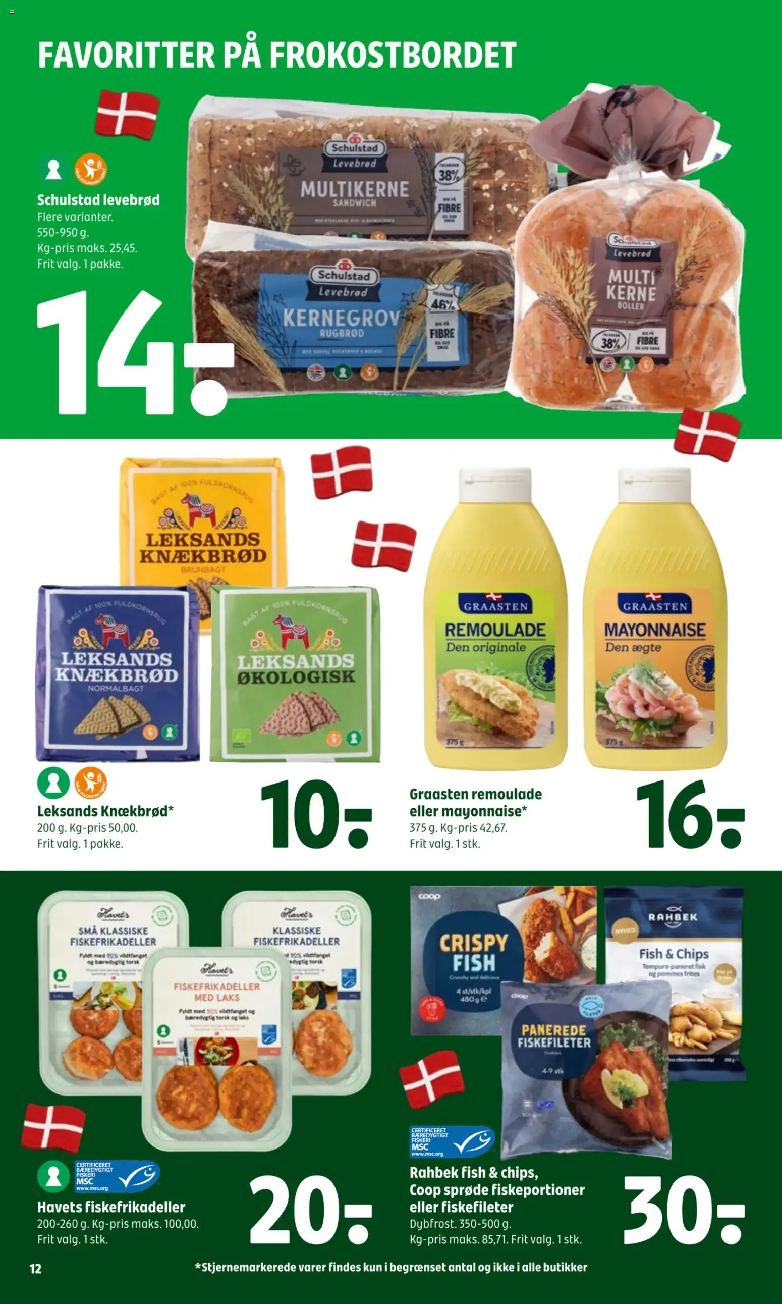Coop 365 tilbudsavis – gyldig fra 10/09/2026 | Side: 15 | Produkter: Pommes frites, Chips, Rugbrød, Knækbrød
