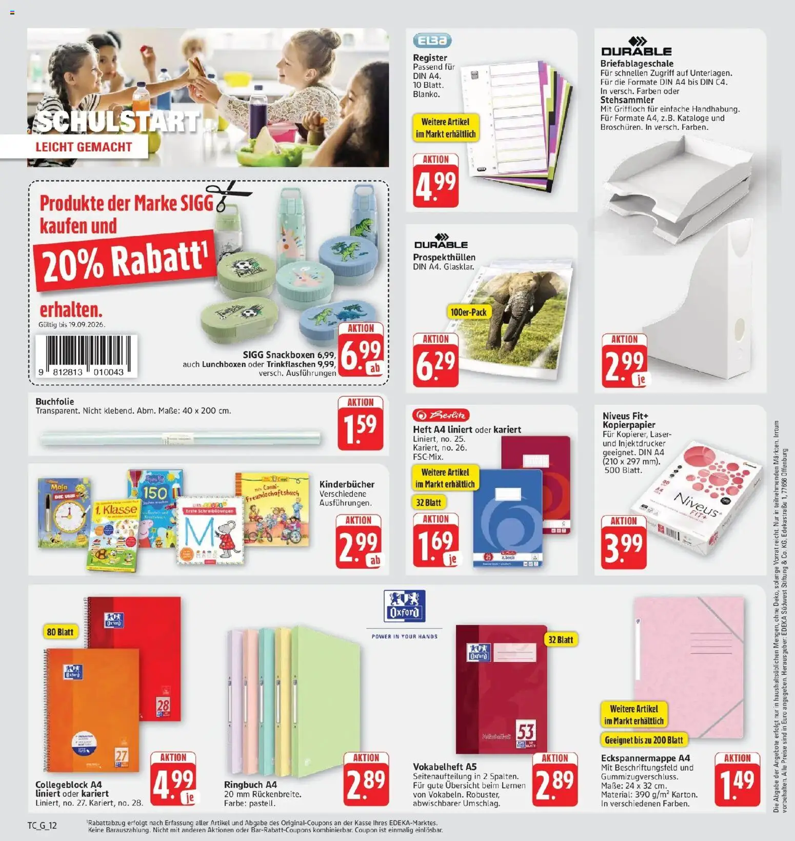 Edeka Prospekt Eislingen (ab 14.09.2026) » Angebote Online | Seite: 44 | Produkte: Uhr